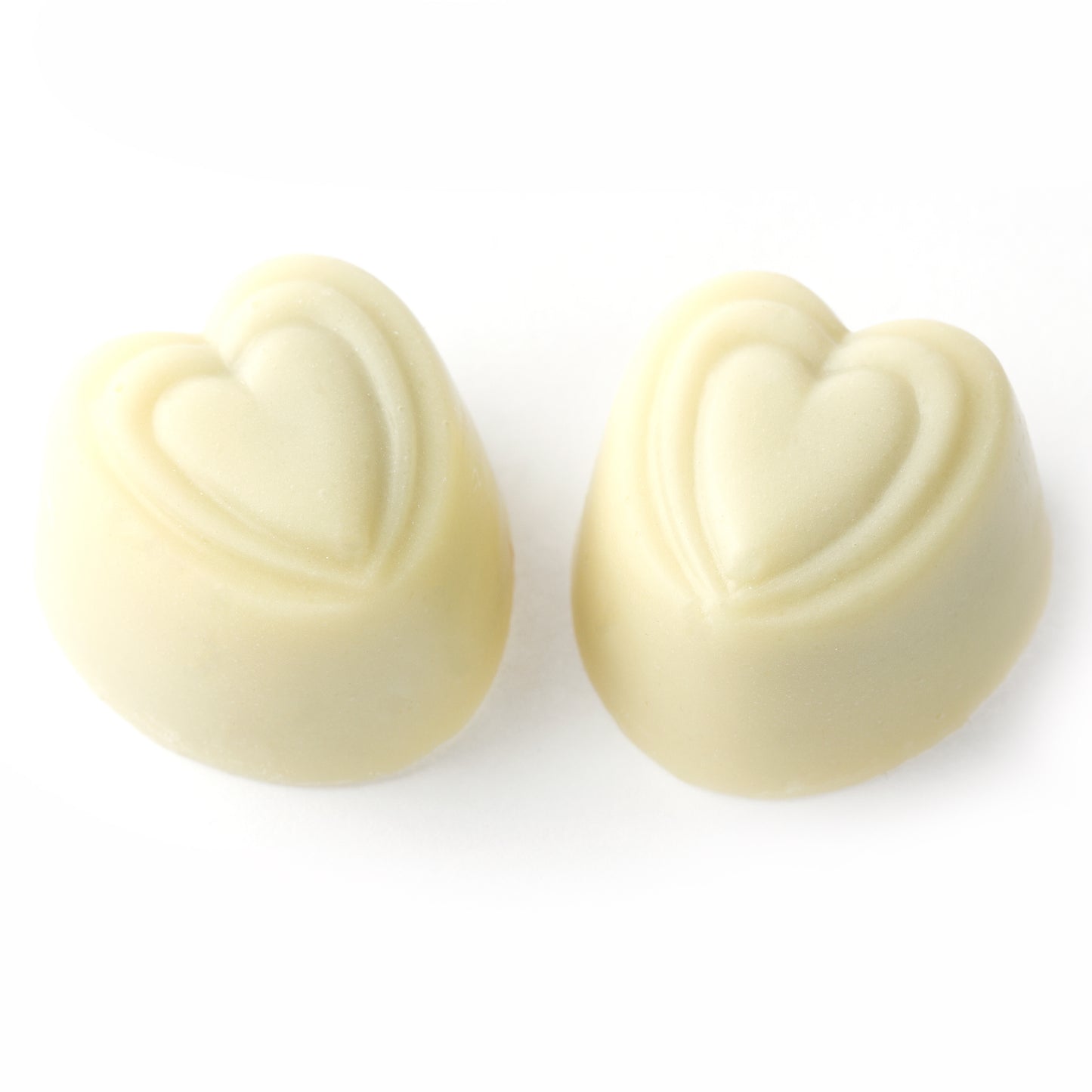 Non-Dairy White Coffee Chocolate Hearts