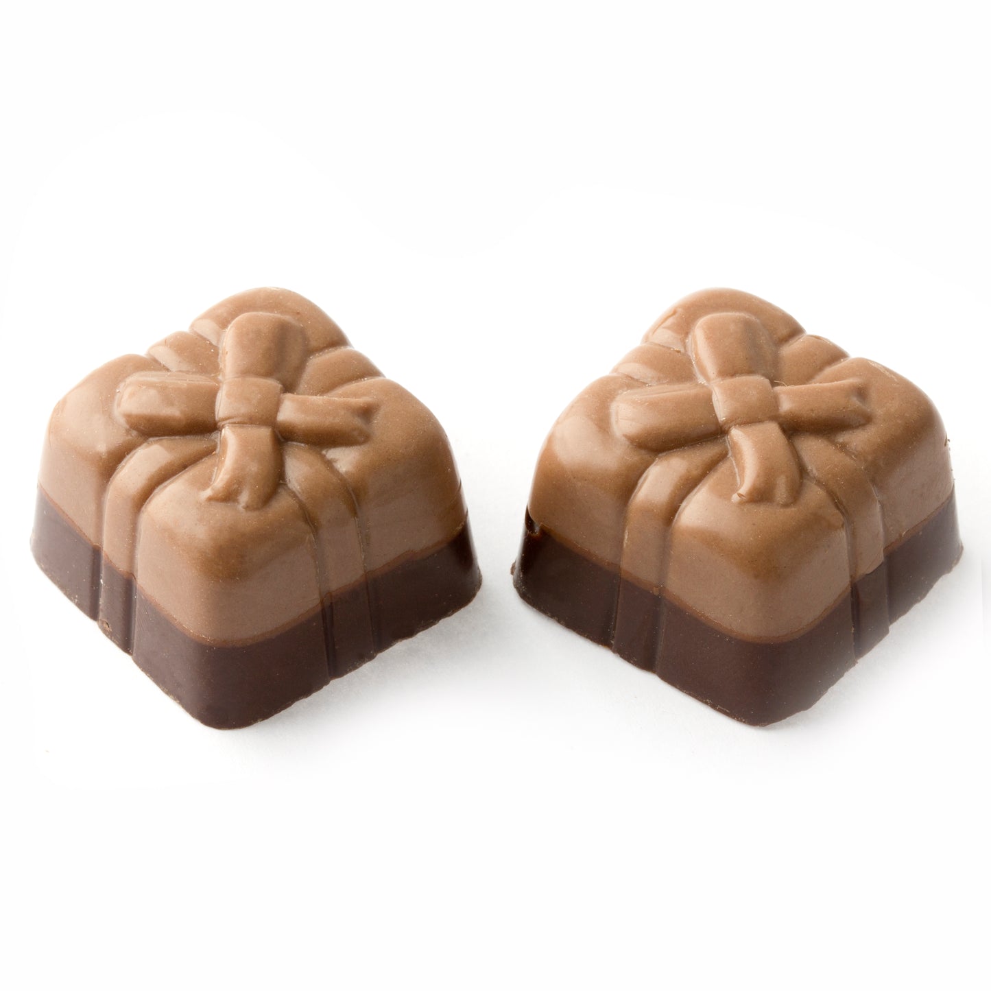Non-Dairy Two Tone Brown Gift Box Chocolates
