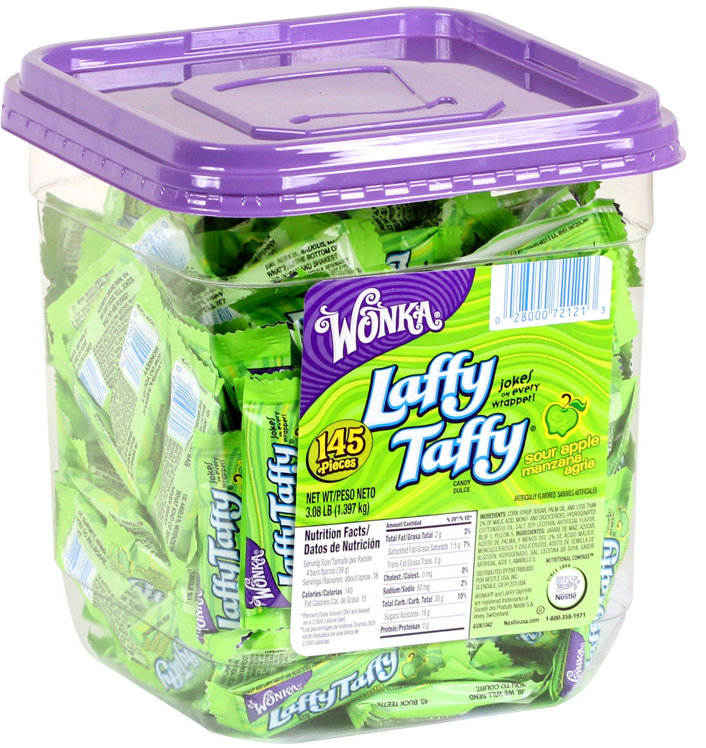 Sour Apple Laffy Taffy Chews