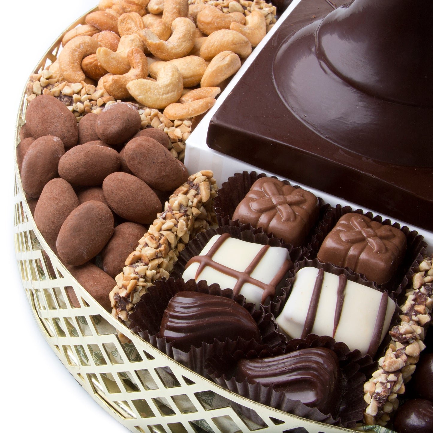 Dark Chocolate Vase Gift Basket