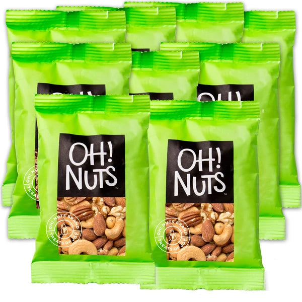 Dry Roasted Salted Mixed Nuts Snack Packs