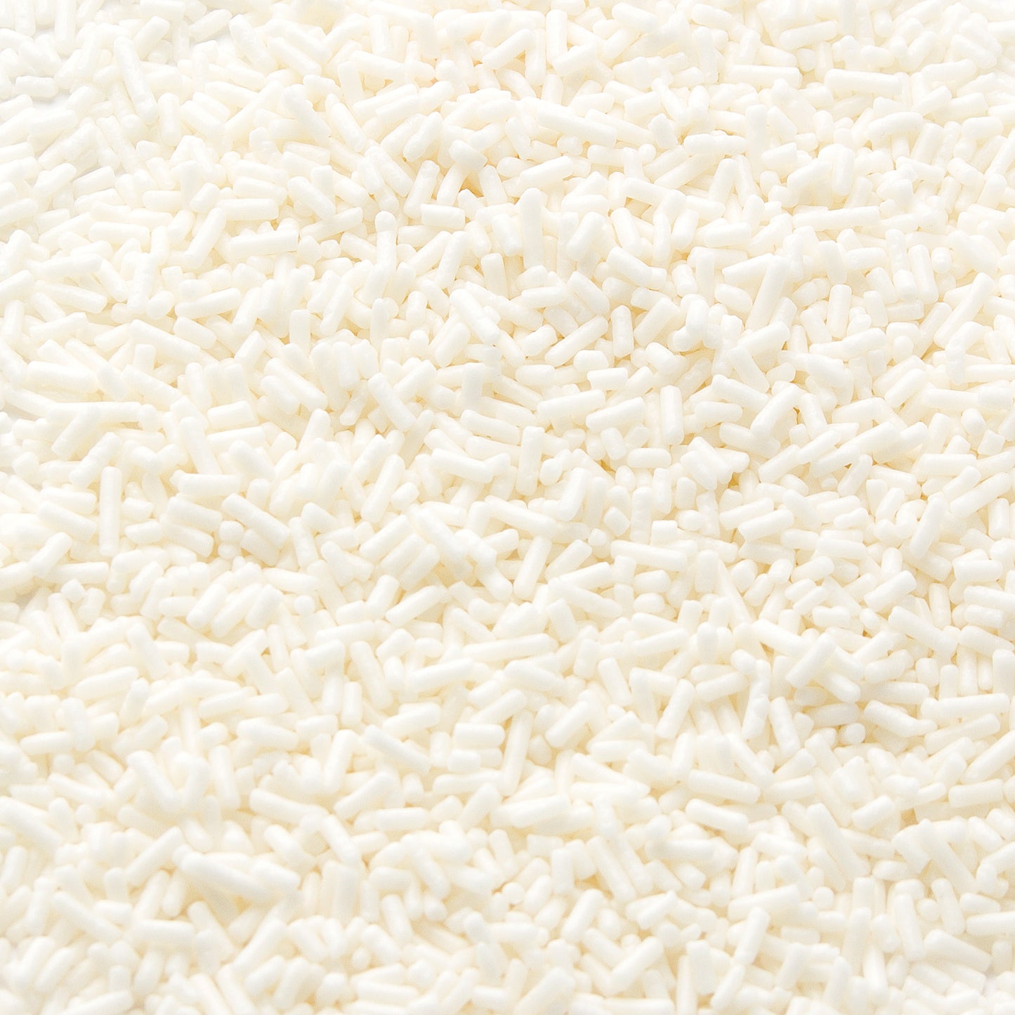 White sprinkles