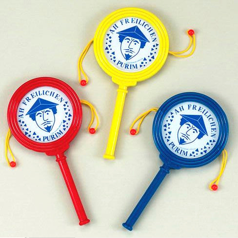 Hand Clapping Purim Graggers - 1 Piece