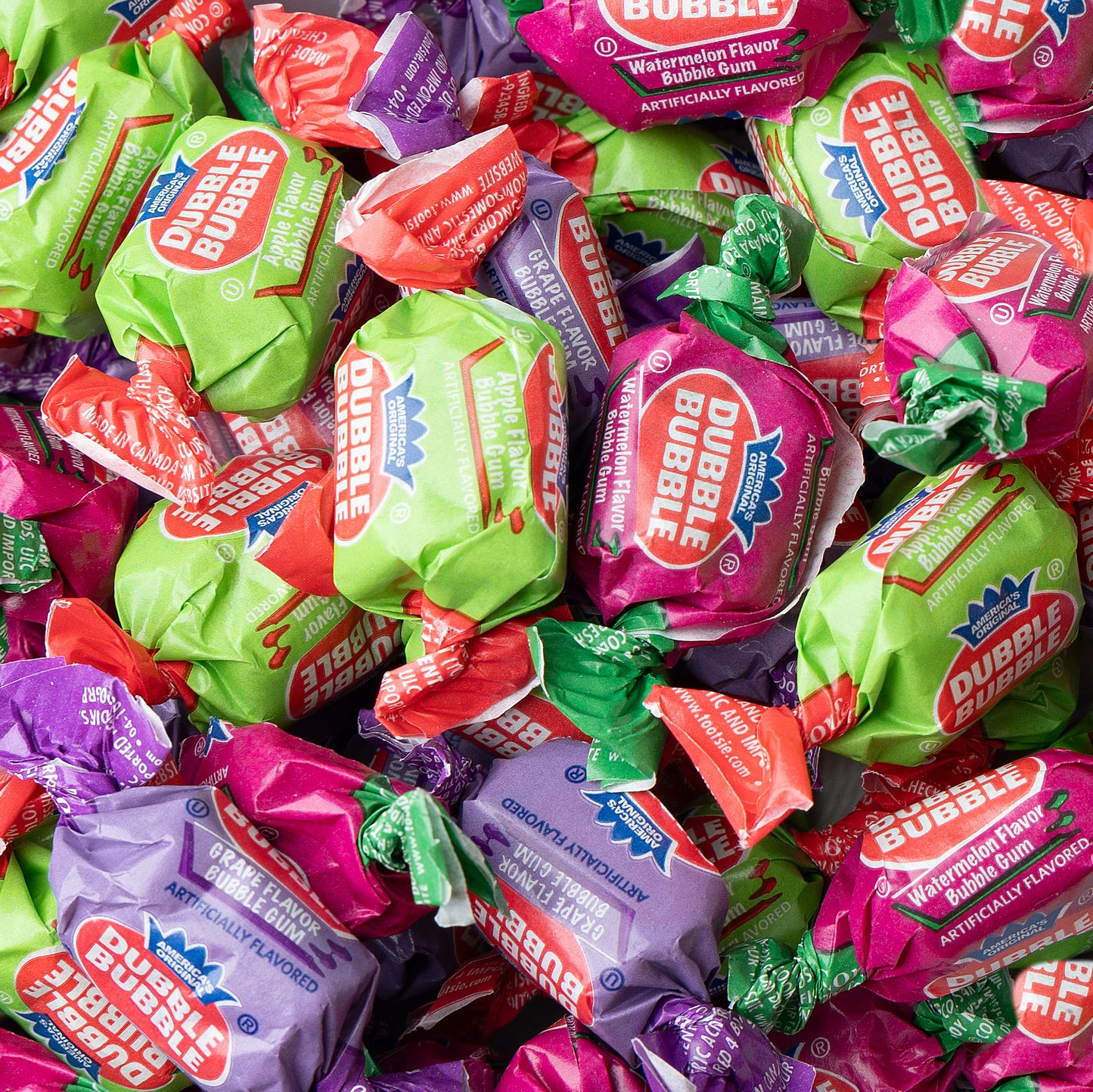 Dubble Bubble Assorted Bubble Gum - 1 LB Bag