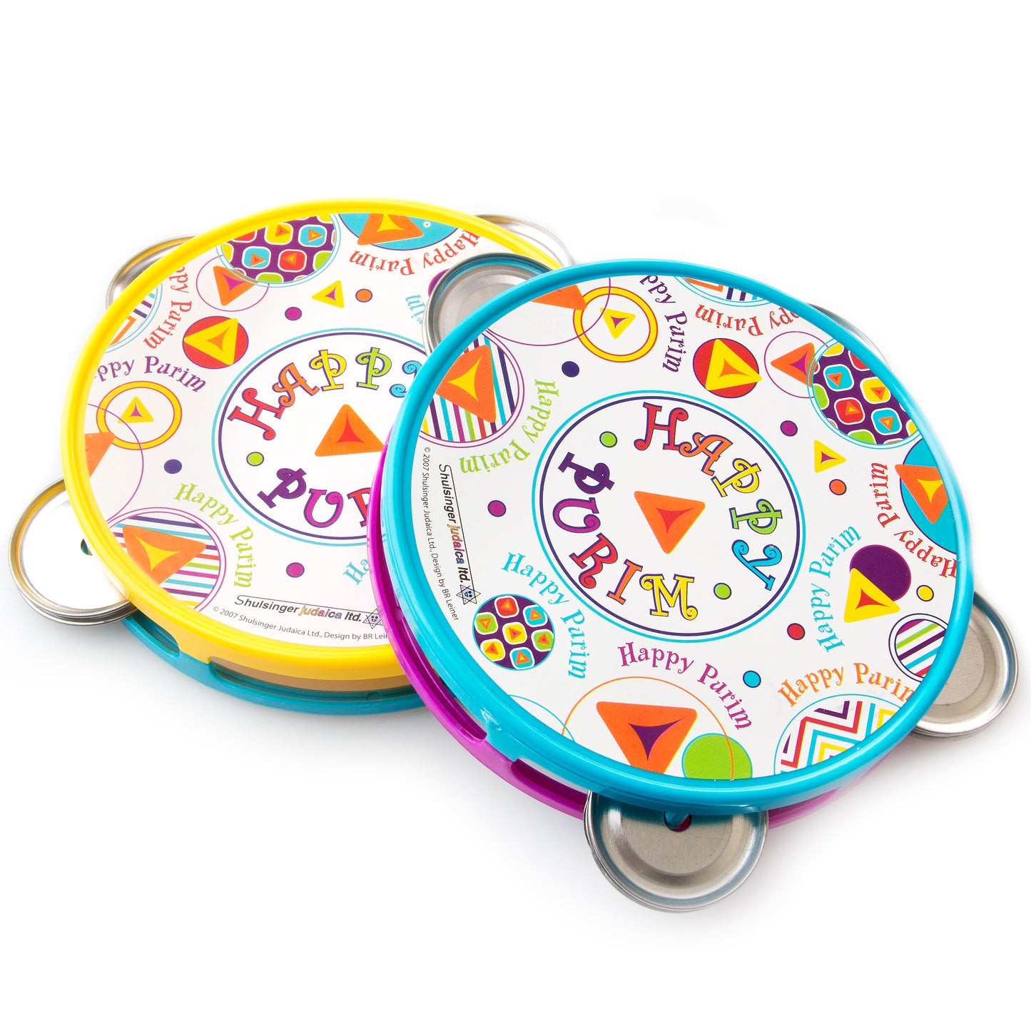 Purim Tambourine Gragger - 1 Piece
