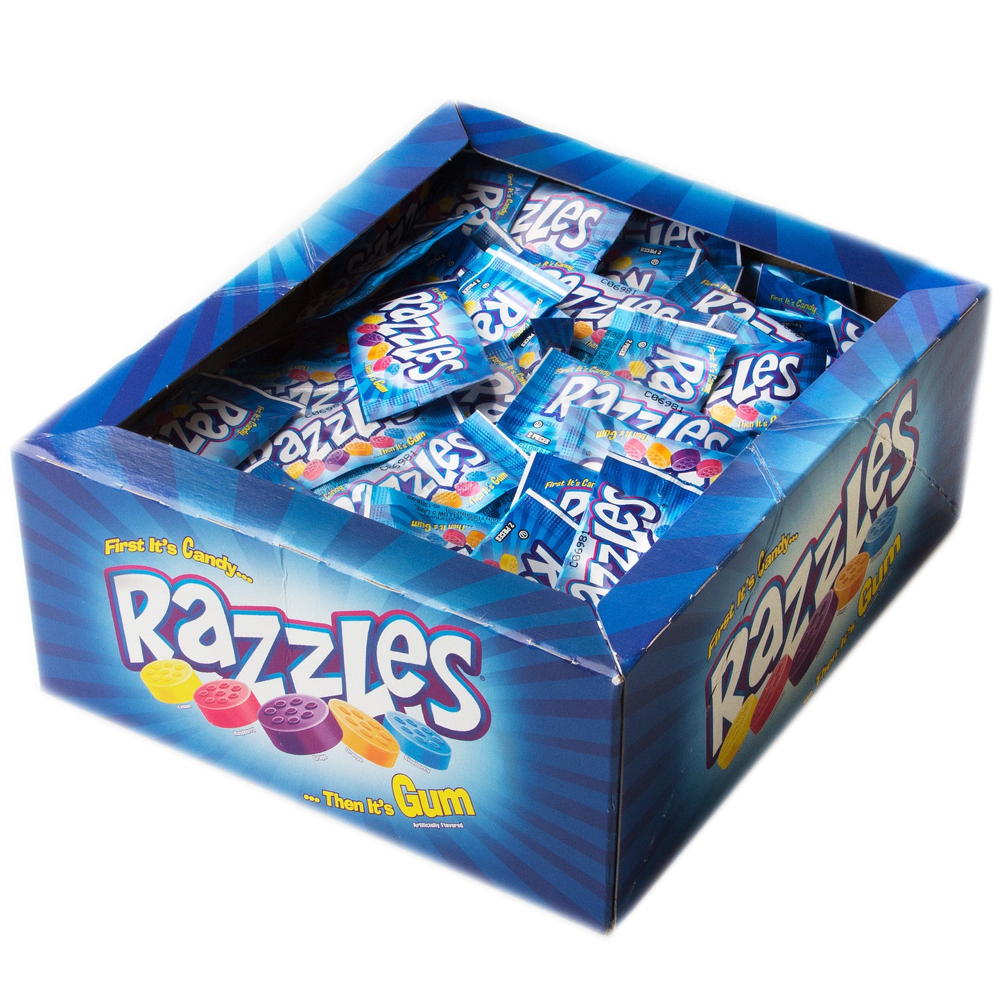 Mini Razzles 2-Pack Candy Gum - 240CT Box