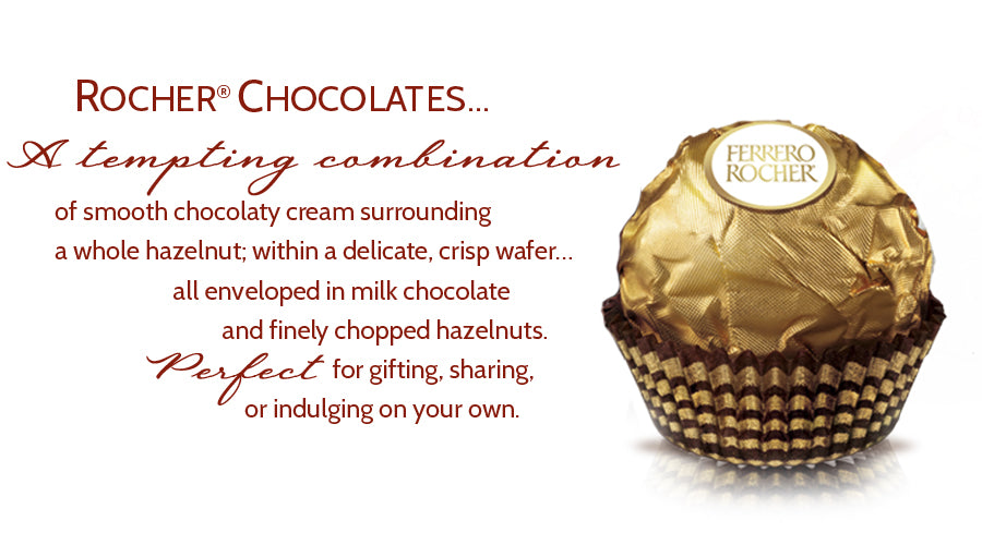 Ferrero Rocher Chocolate Truffle Gift Box - 12 Pc