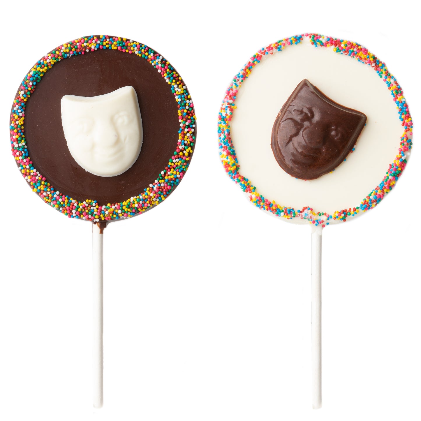 Purim Handmade Belgian Chocolate Pop- 1 Piece