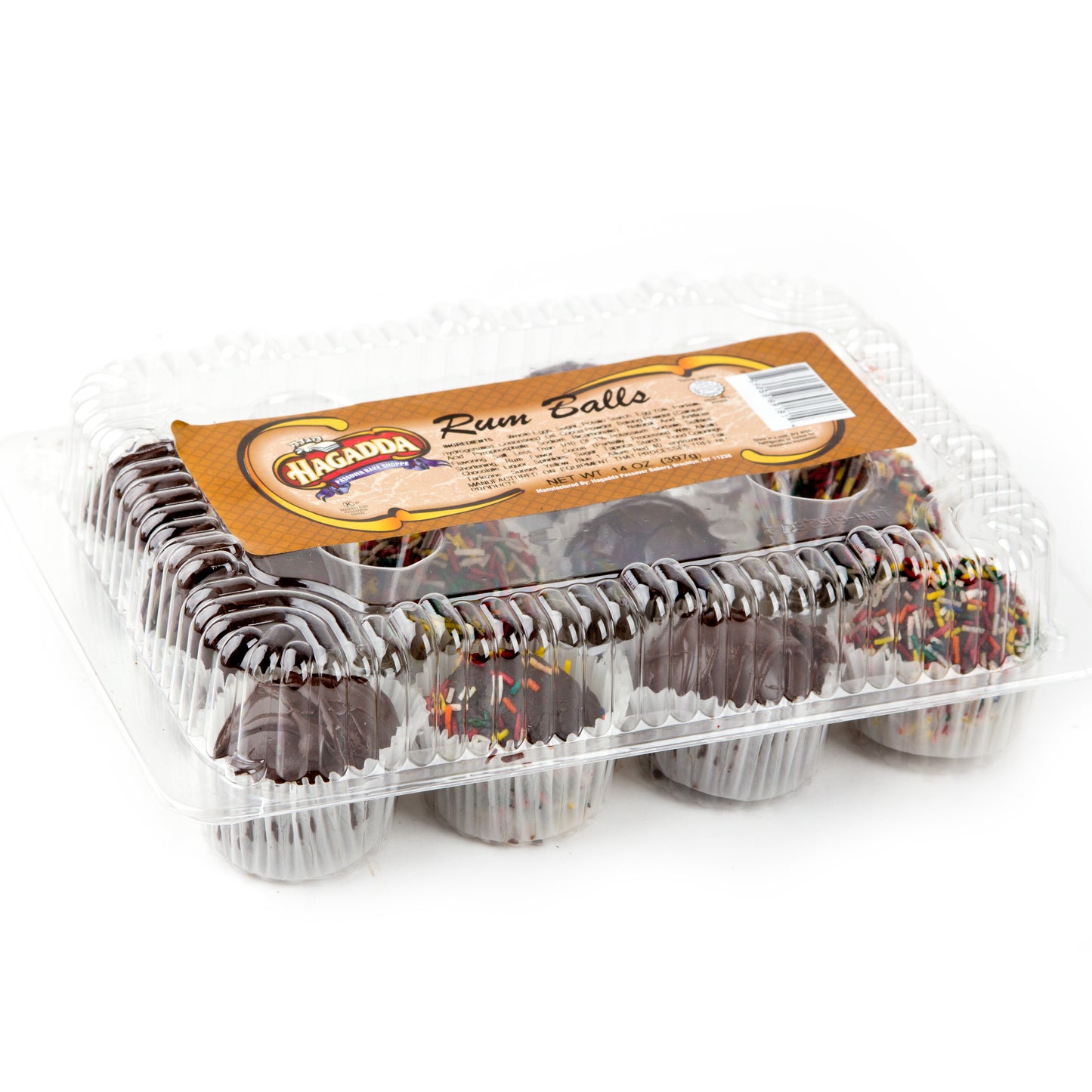 Passover Assorted Soft Handmade Rum Balls - 12 Pc.
