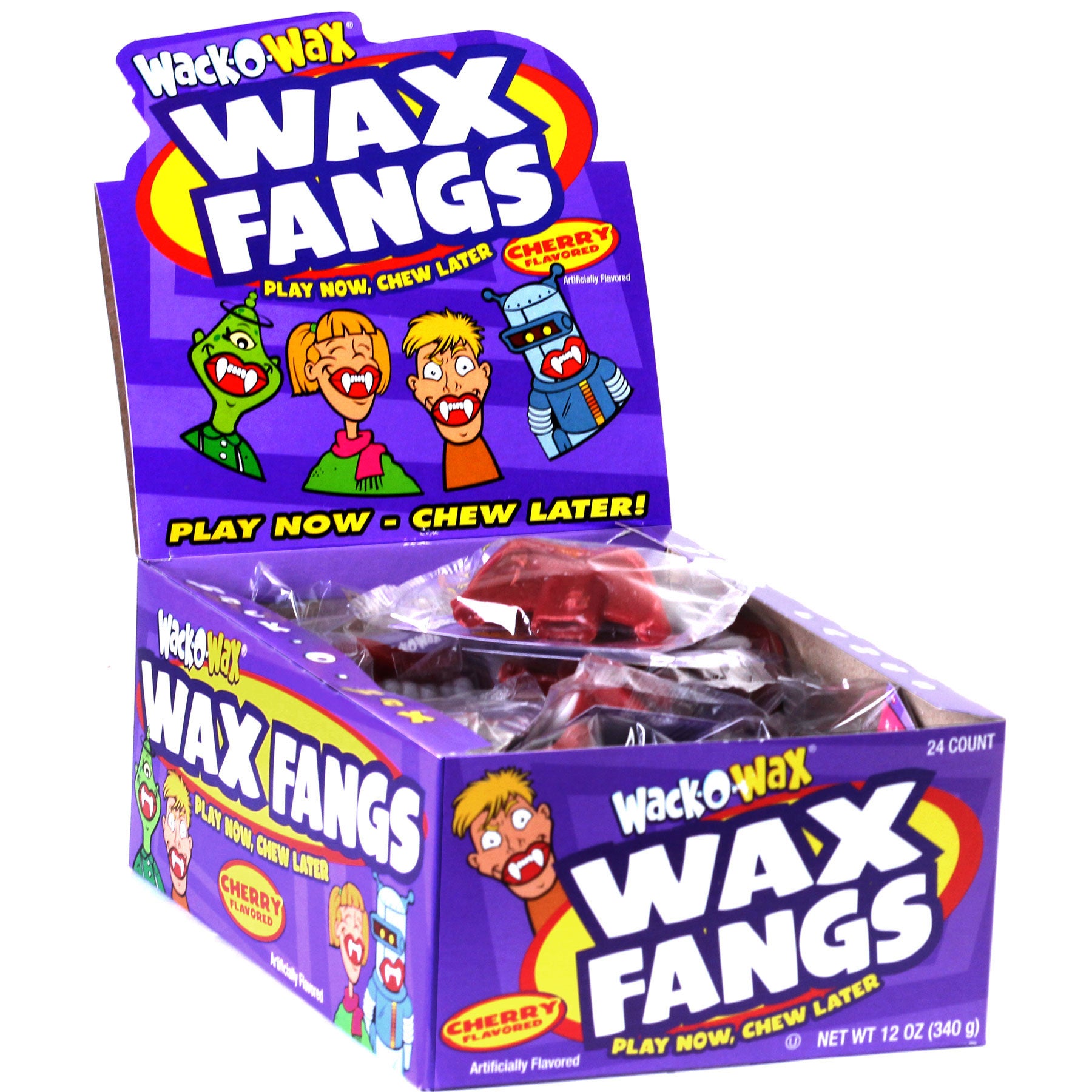 Wack-O-Wax Fangs Candy - 24CT Box – Oh! Nuts