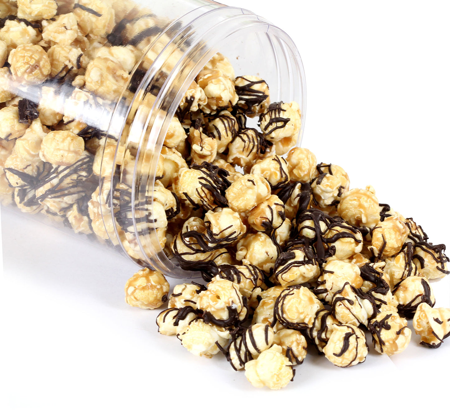 Dark Chocolate Drizzled Caramel Popcorn - 12 OZ