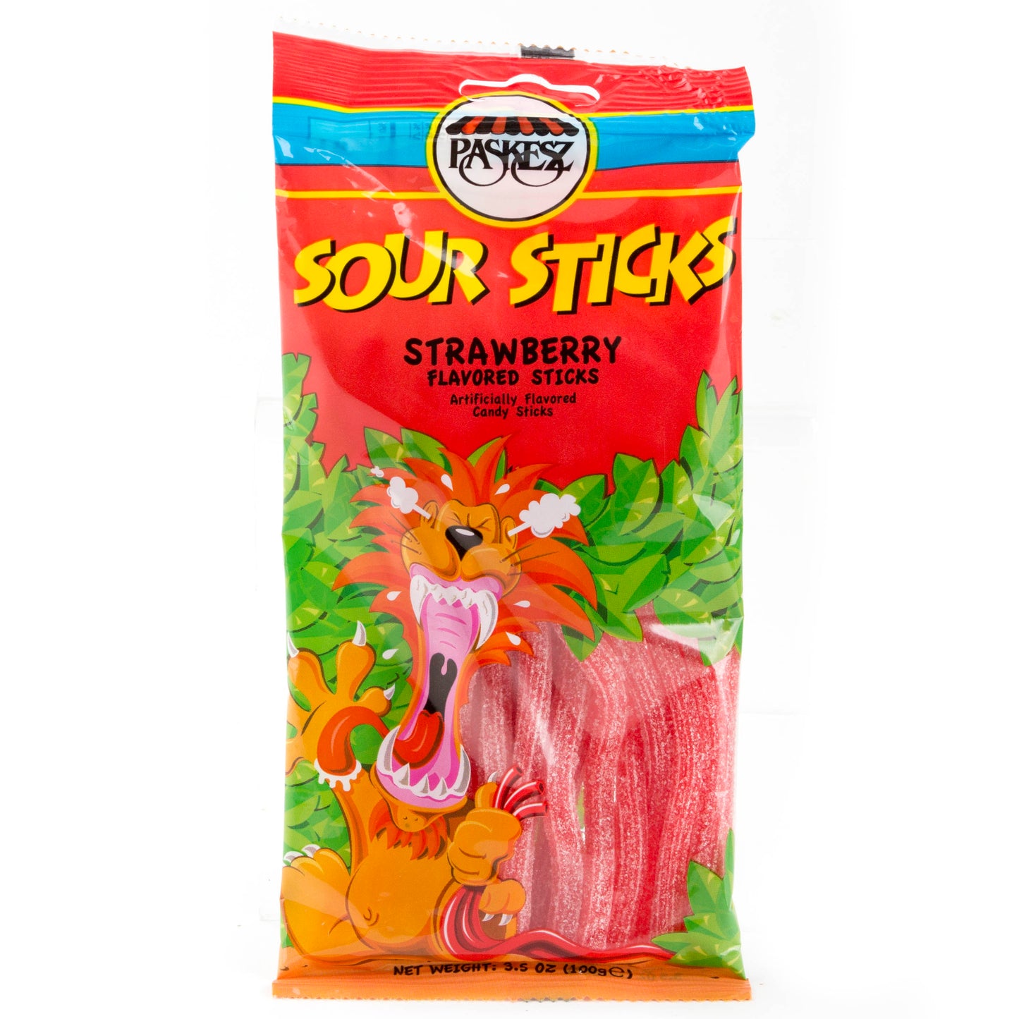 3.5 oz Sour Sticks - Strawberry