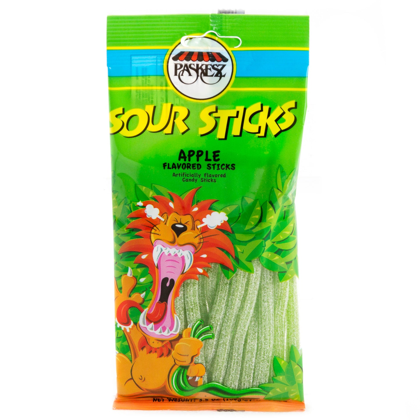3.5 oz Sour Sticks - Green Apple