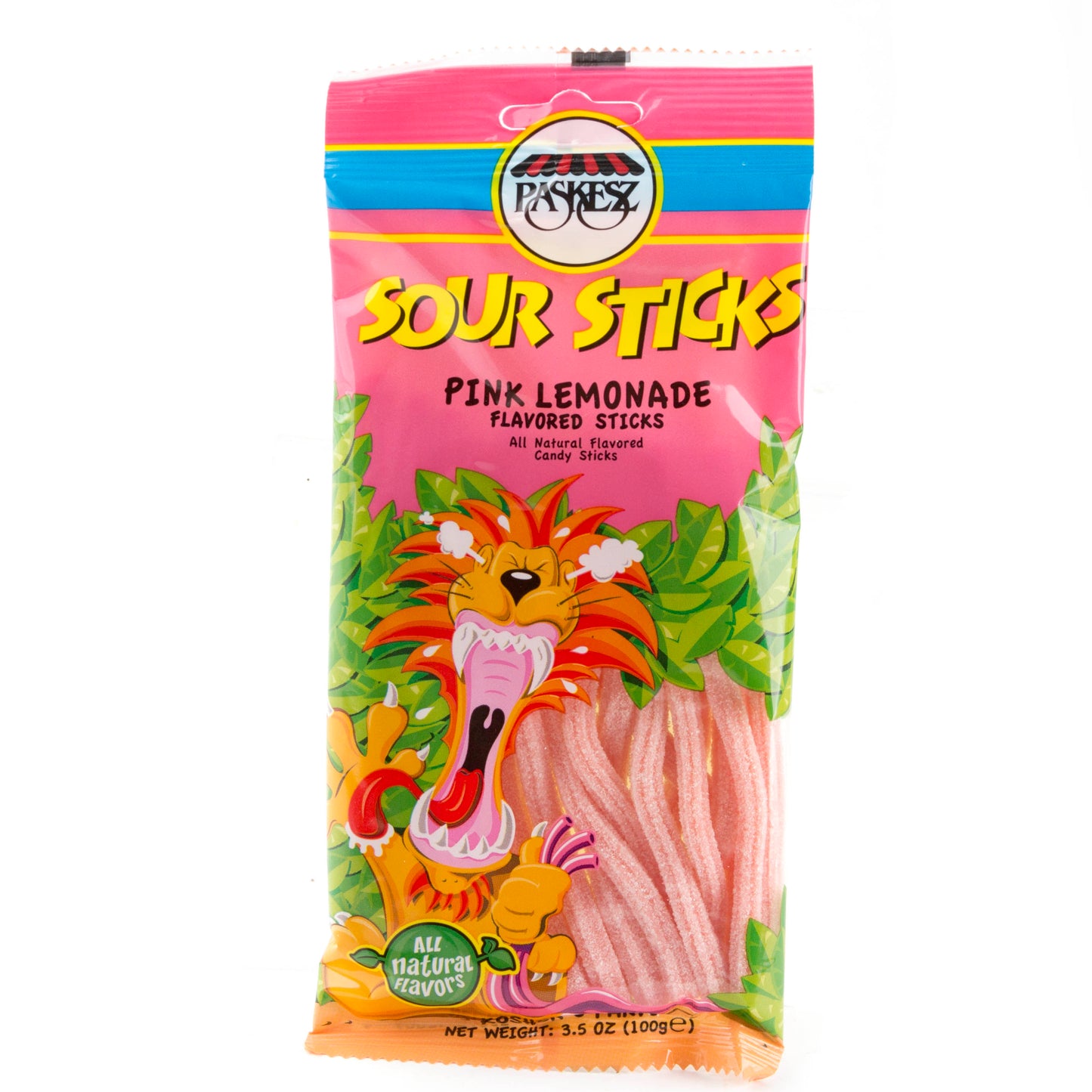 3.5 oz Sour Sticks - Pink Lemonade