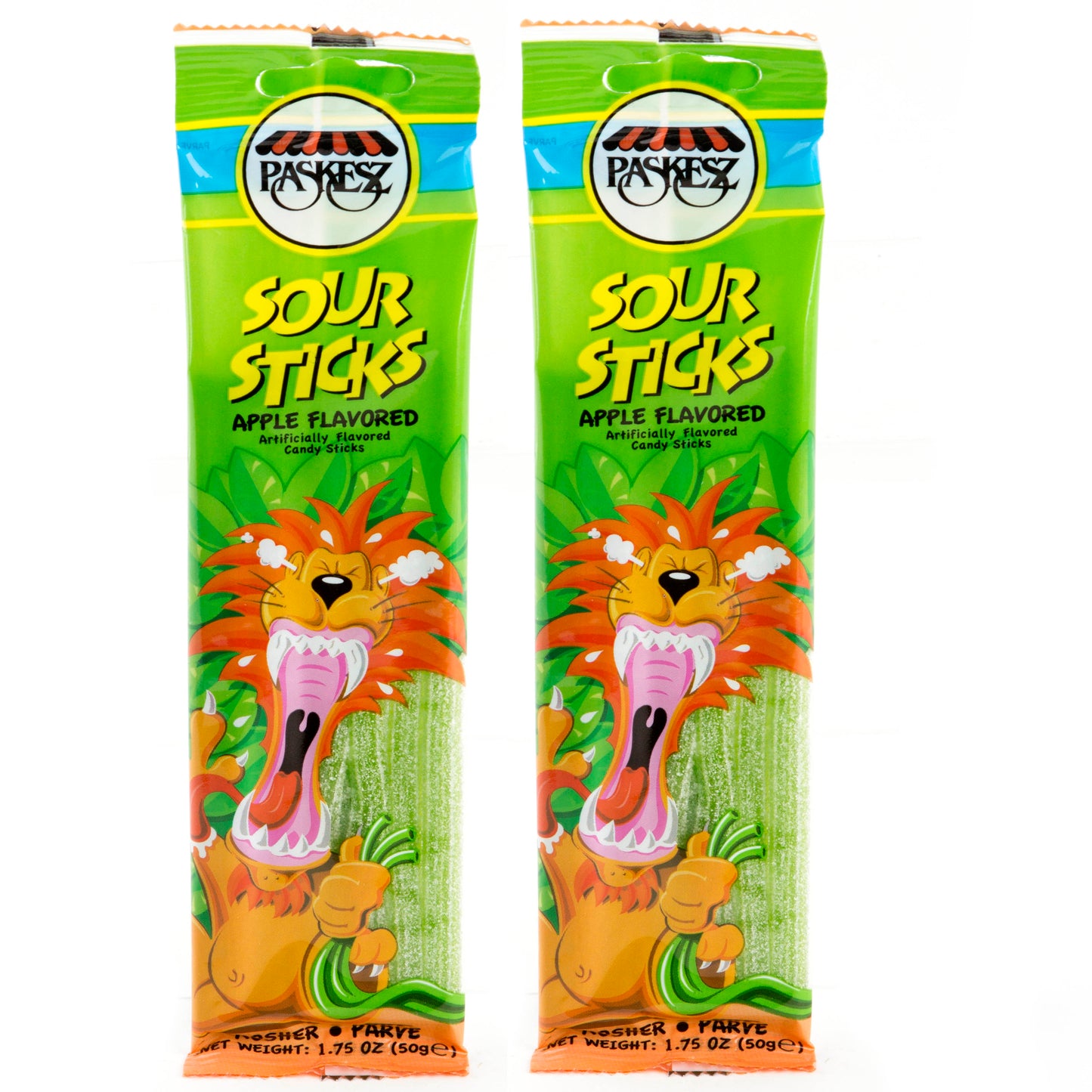 1.75 oz Sour Sticks - Green Apple