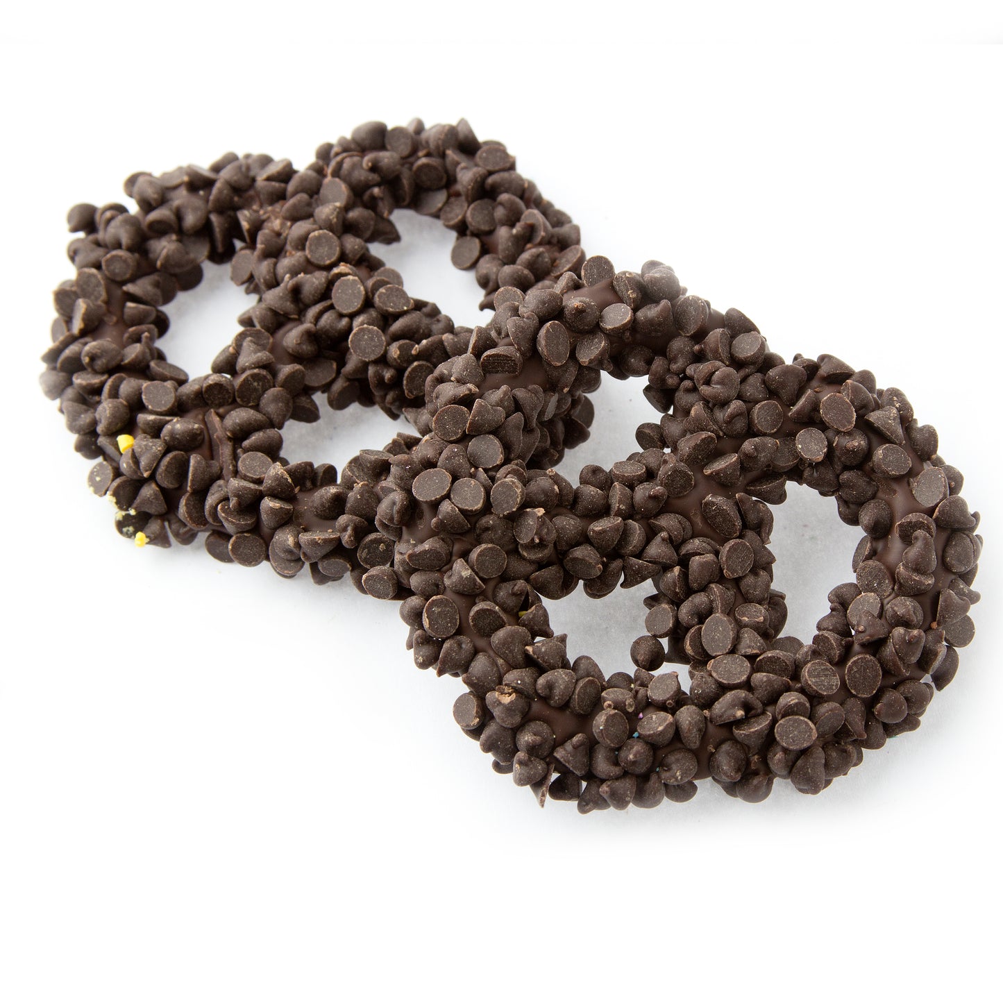 Belgian Chocolate Covered Pretzels with Chocolate Chips