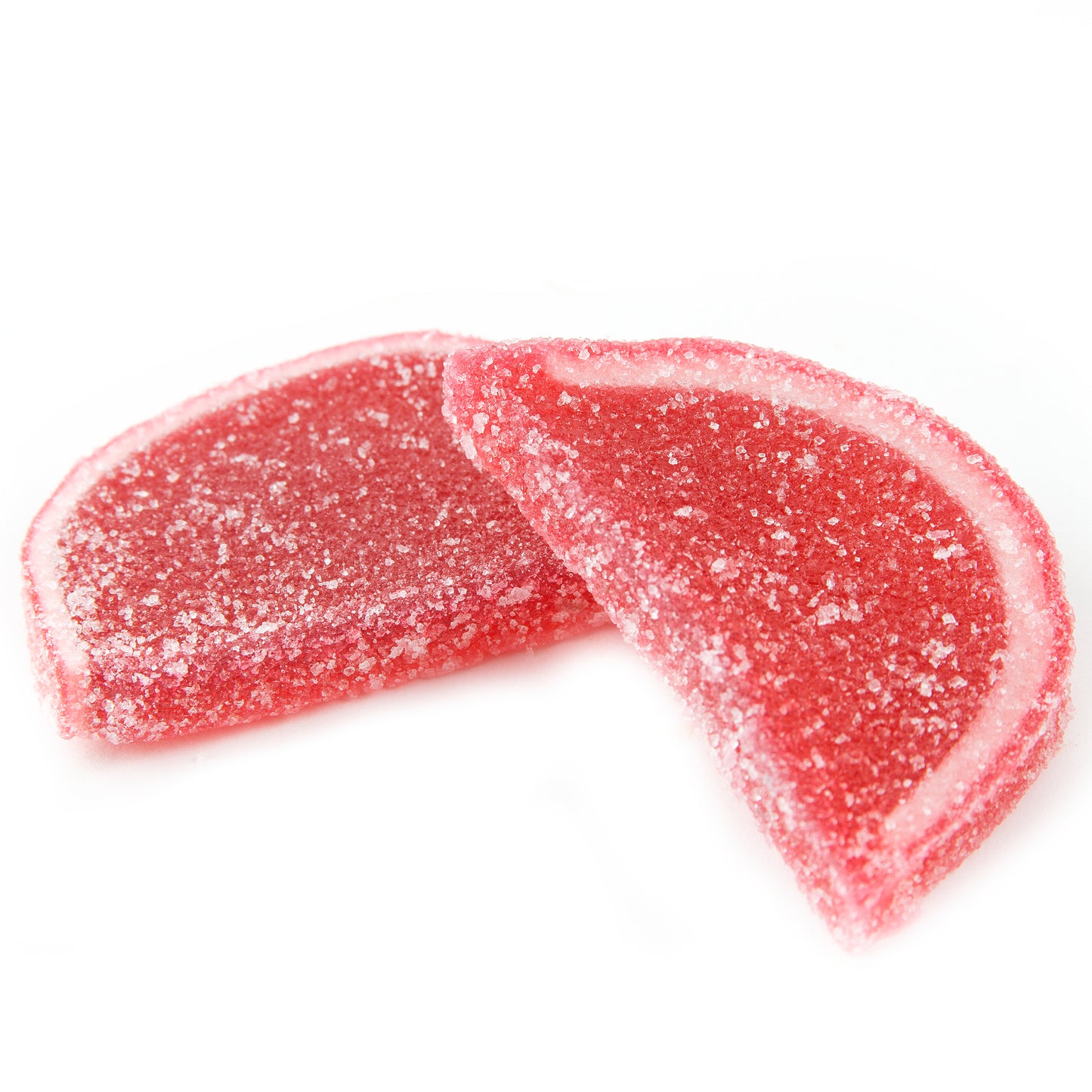 Red Raspberry Jelly Fruit Slices - 24 Pieces