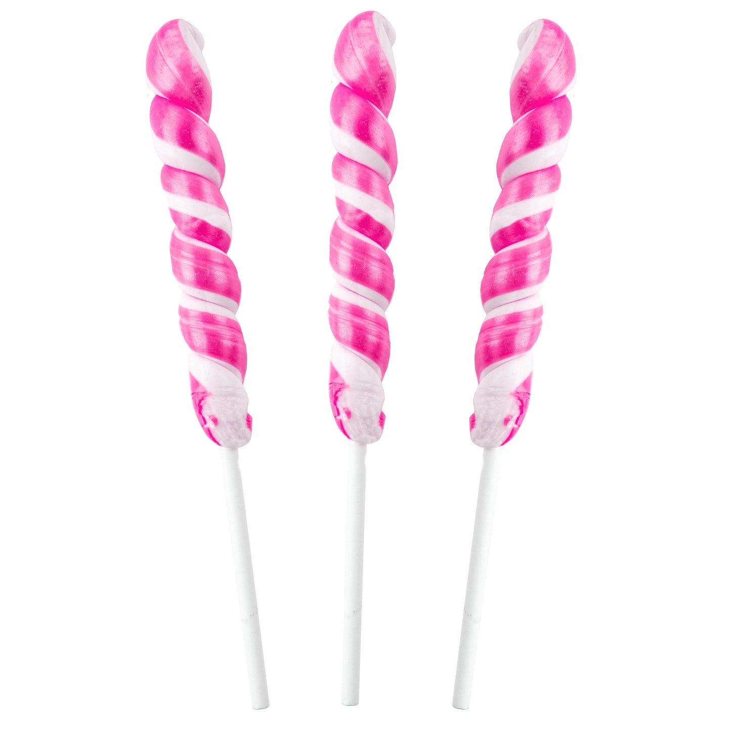 Mini Hot Pink & White Unicorn Lollipops - 24CT