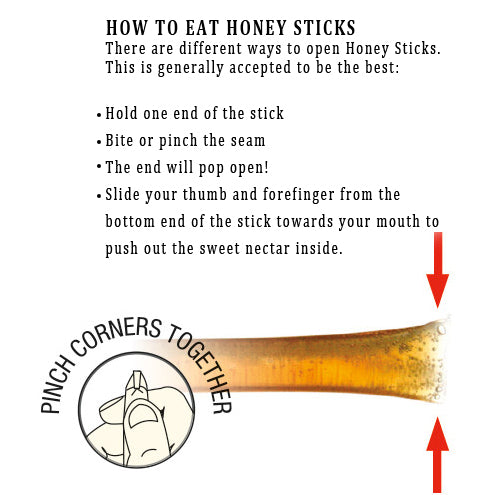 California Orange Honey Straws Sticks-40 PC