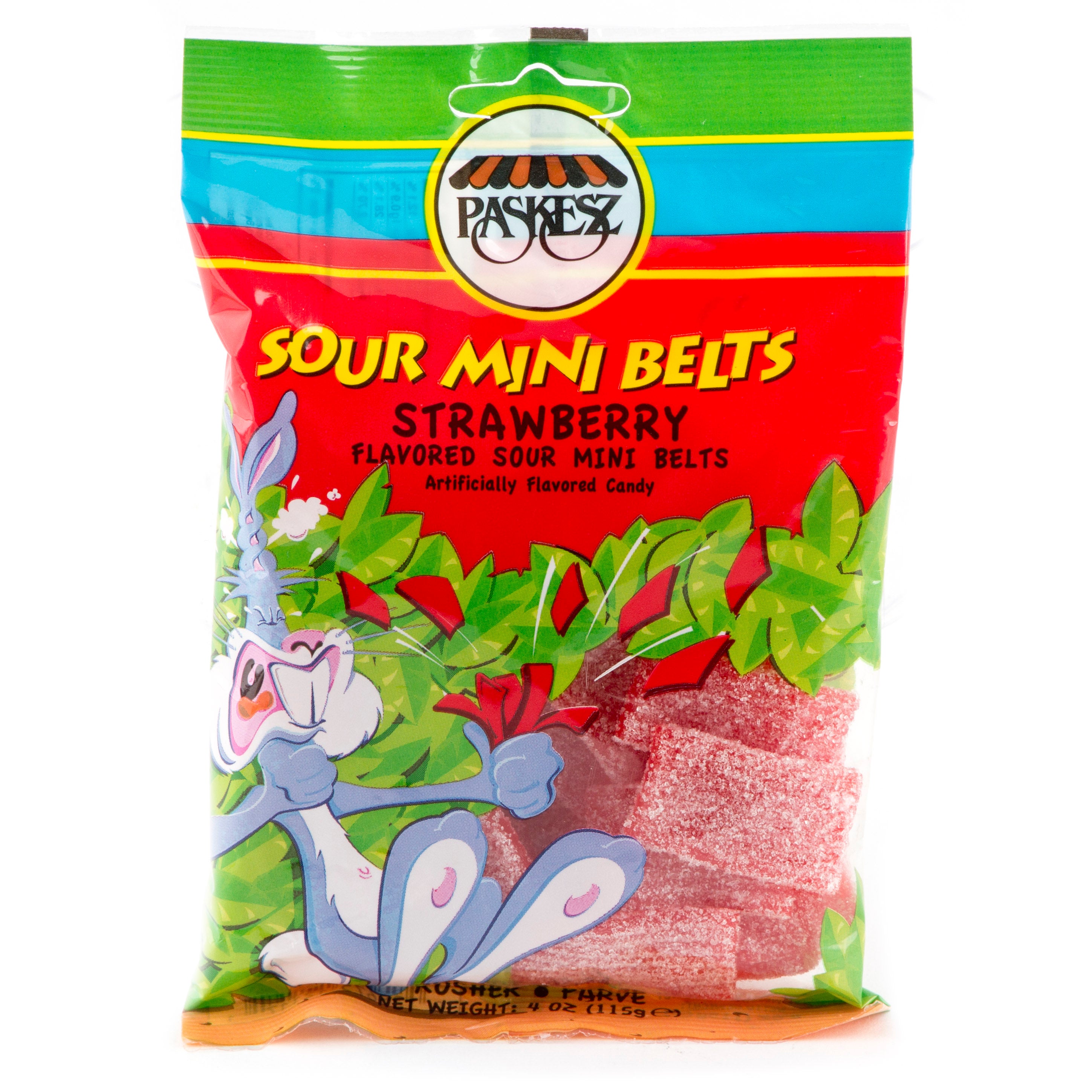4 oz Mini Sour Belts - Strawberry – Oh! Nuts