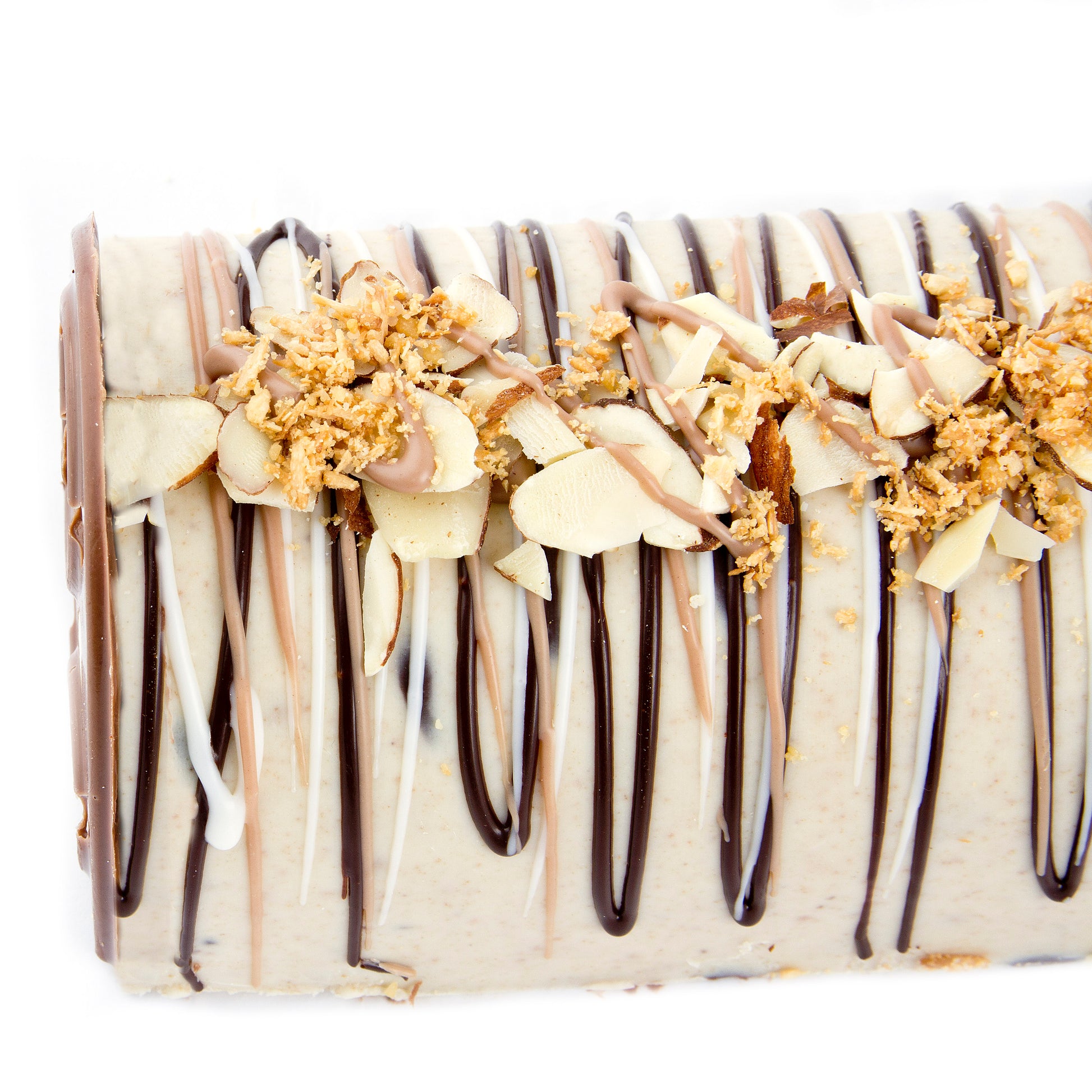 Hand-Crafted Decorative Halva Chocolate Log