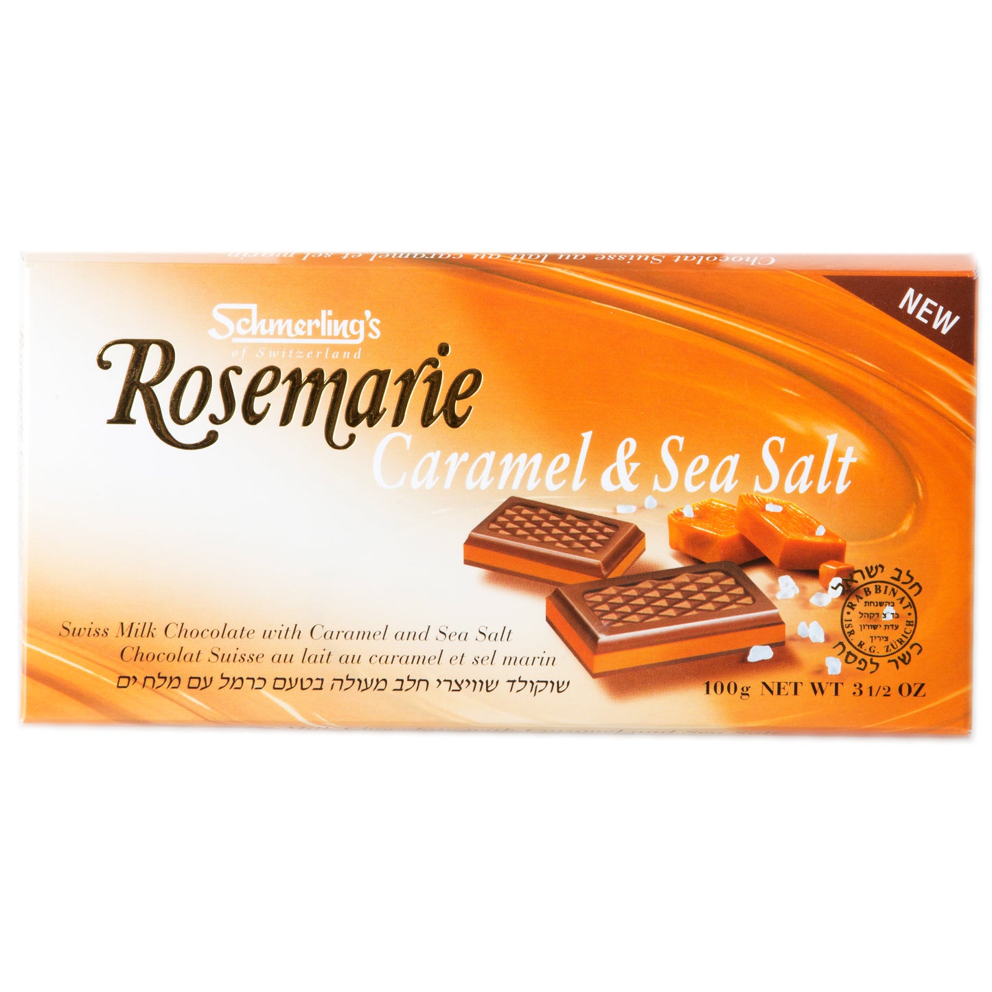 Schmerling's Rosemarie Caramel Sea Salt Milk Chocolate Bar