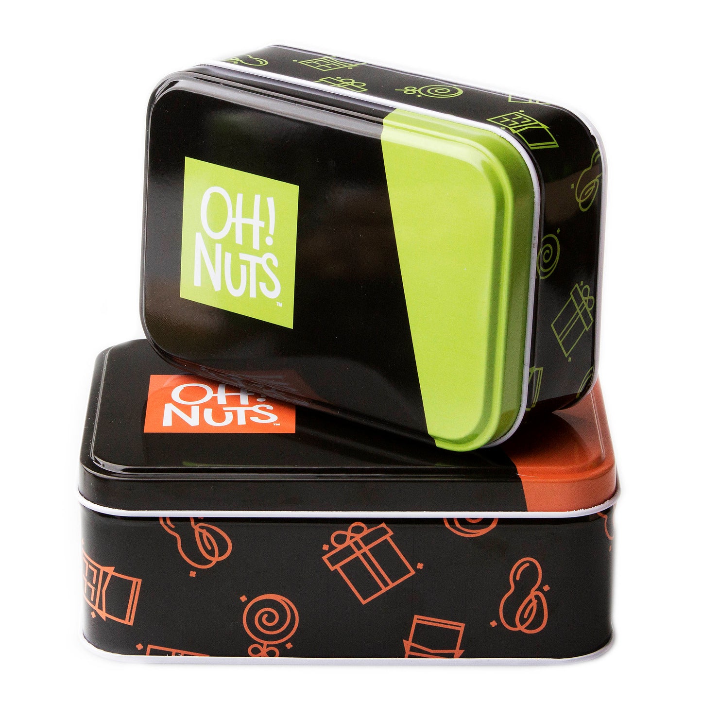 Holiday Fresh Nuts Tin Duo Gift Basket