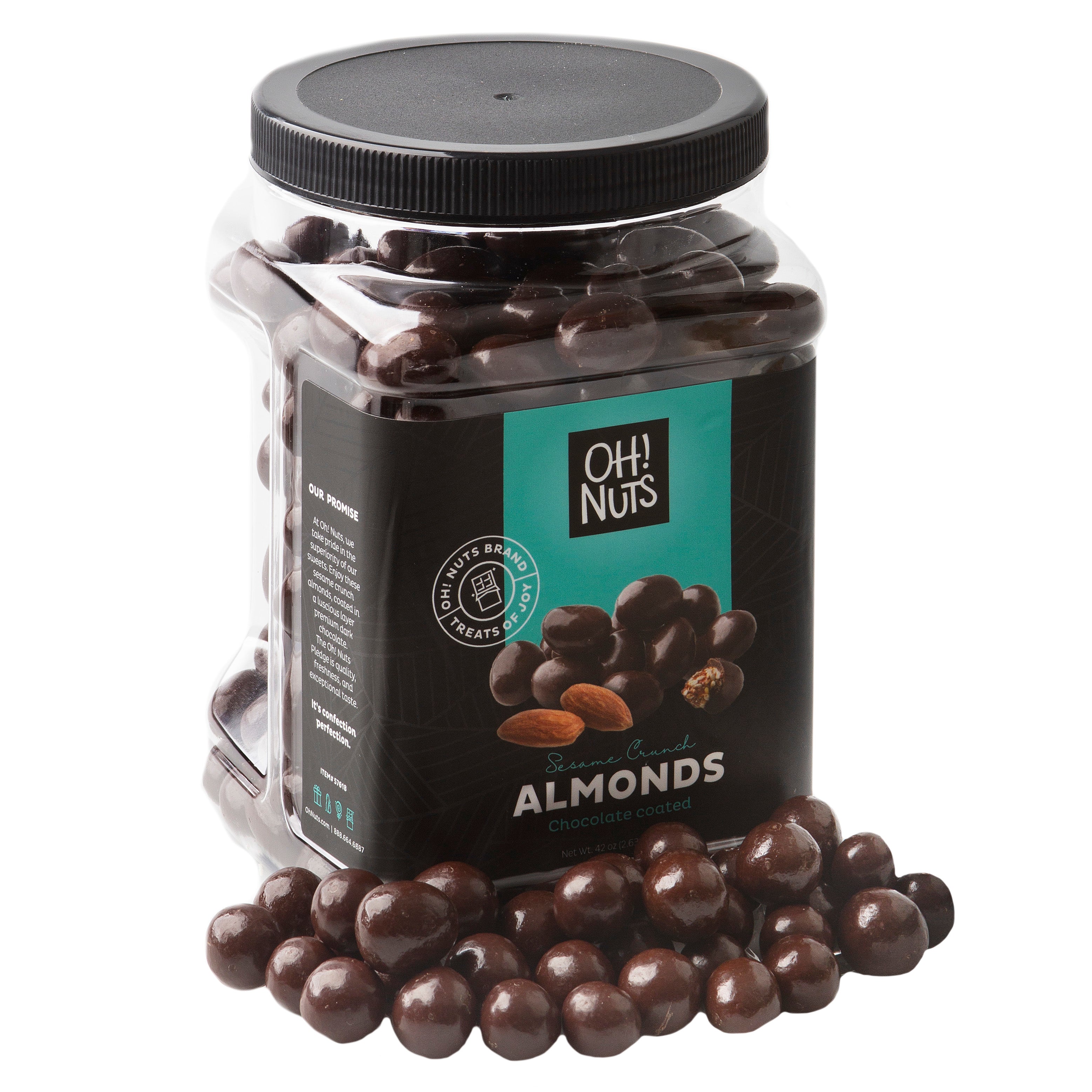 Chocolate Covered Almonds Family Pack - 42oz – Oh! Nuts