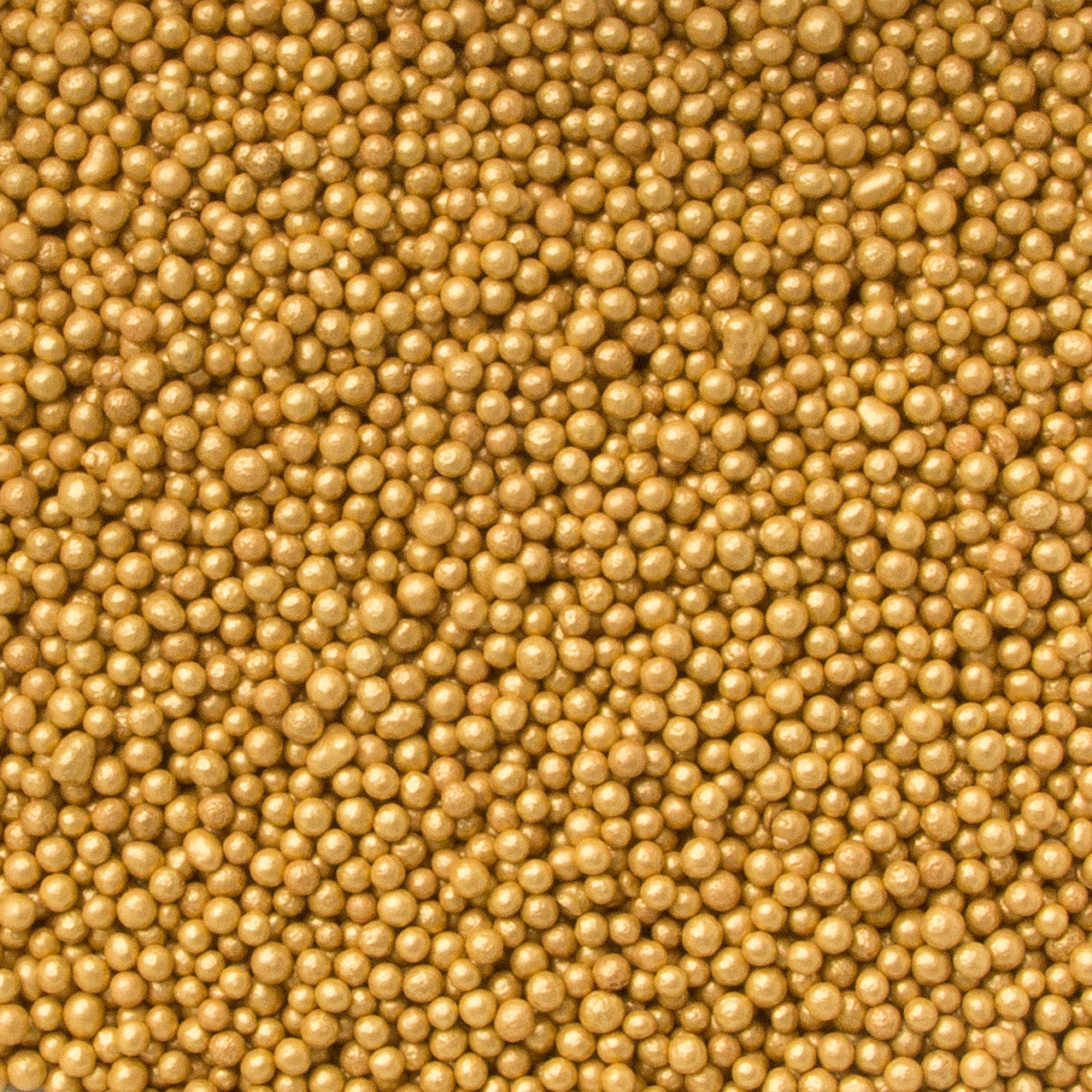 Gold Pearls Candy Decoration - 8 Oz Bag