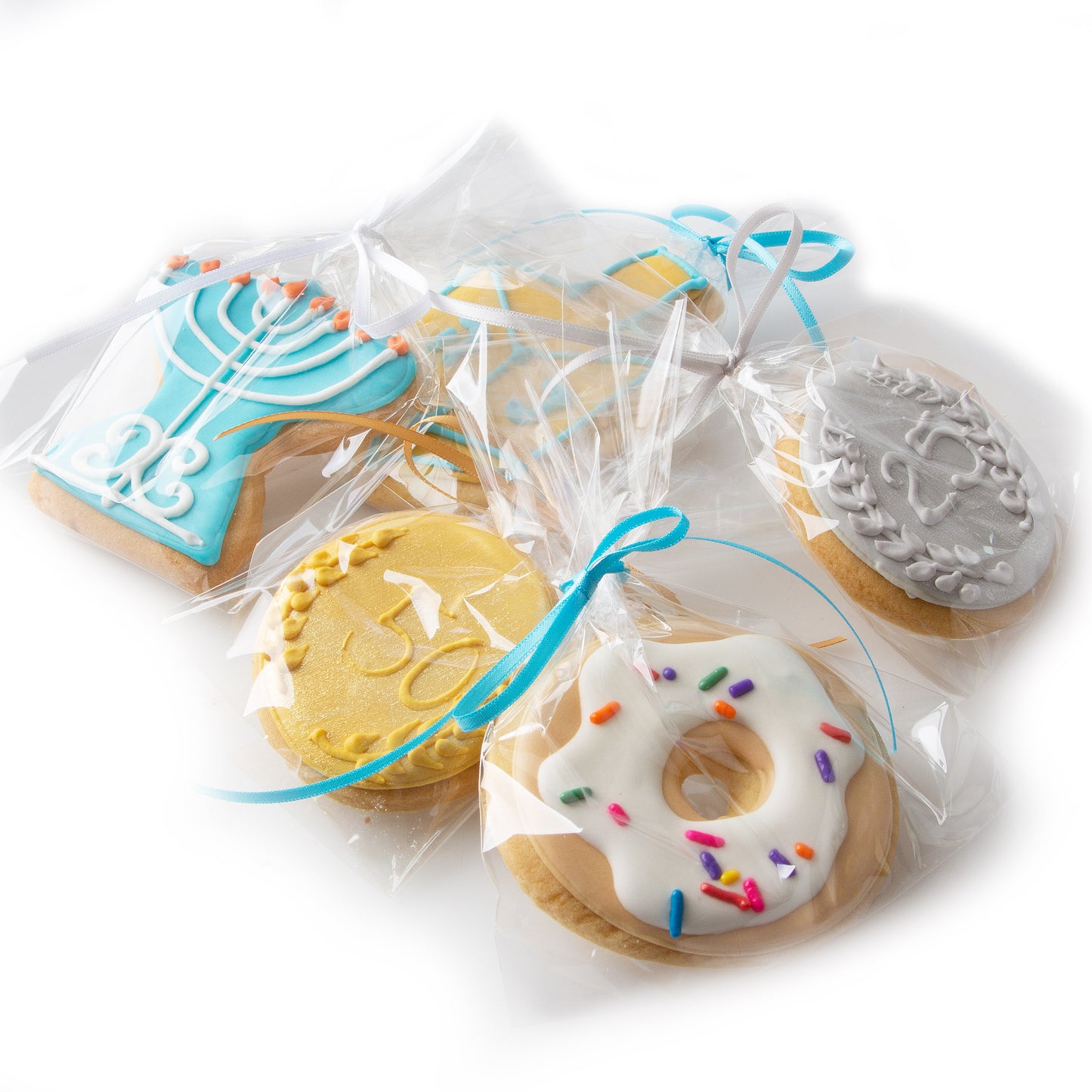 Hanukkah Decorative Cookies Favor