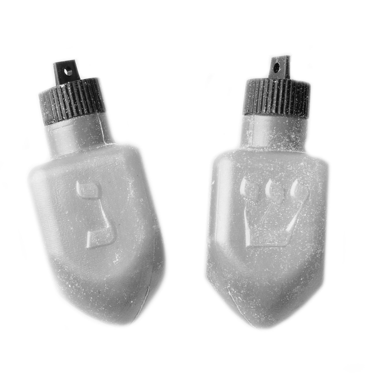 Hanukkah Strawberry Fizz Silver Dreidels Candy - 18CT Bag