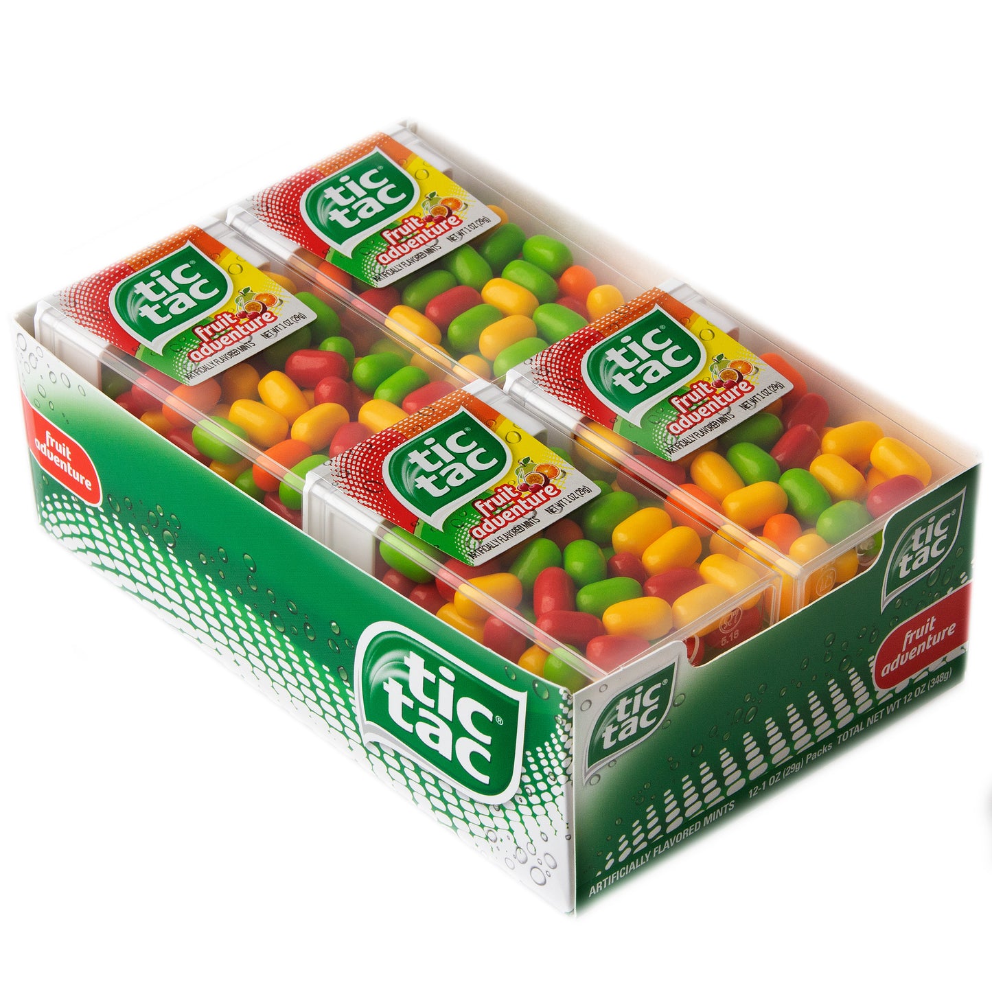 Tic Tac Fruit Adventure Mint Candy Dispensers - 12CT