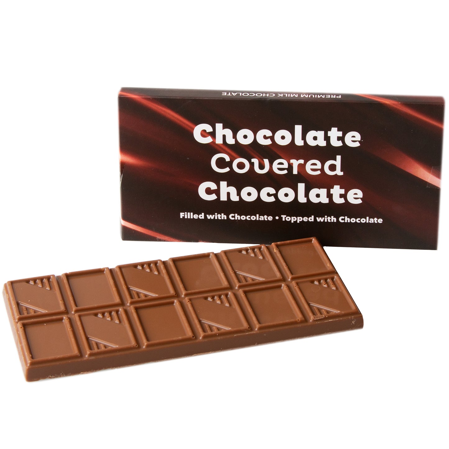 "Chocolate Covered Chocolate" Humor Chocolate Bar Favor