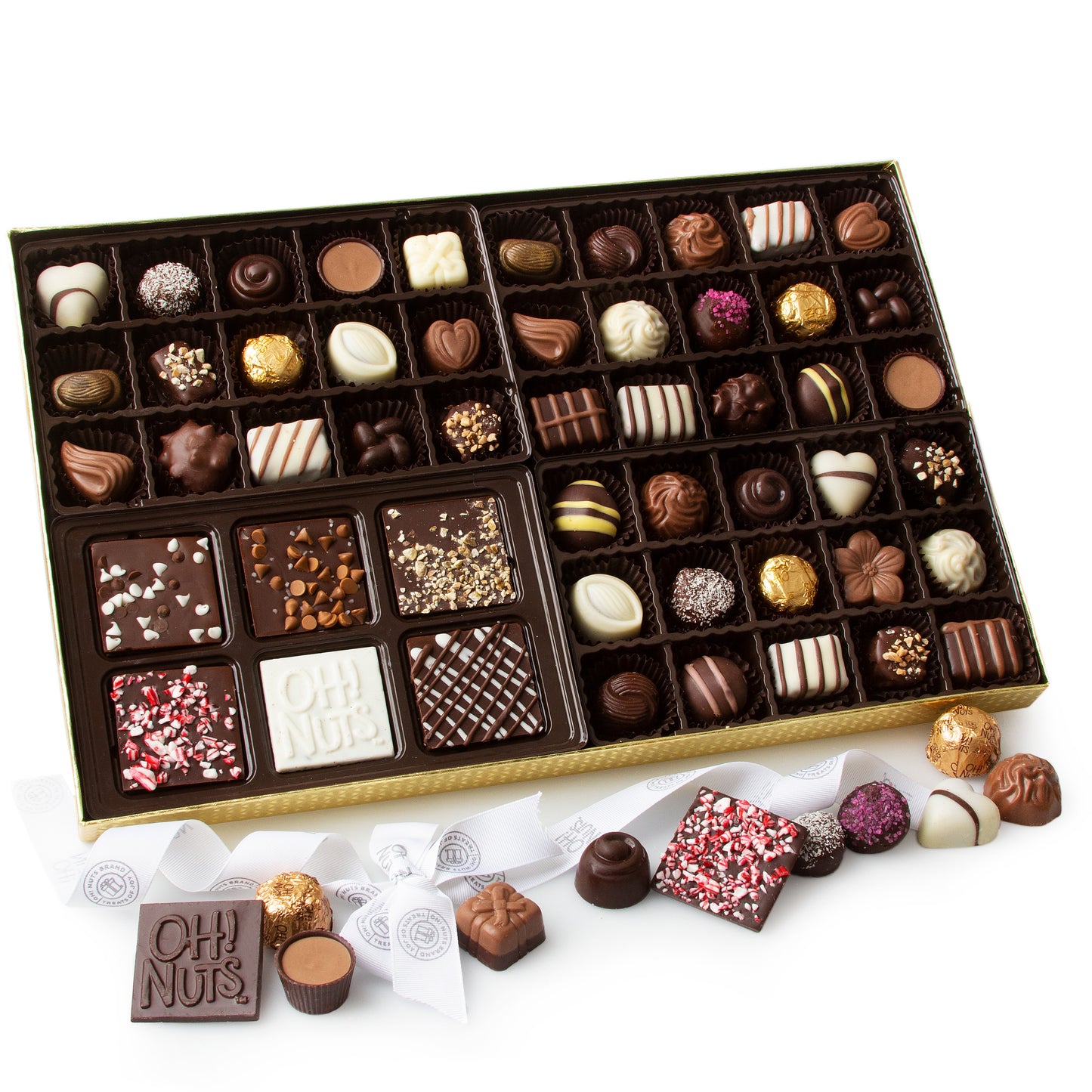 X-Large Gourmet Non-Dairy Chocolate Truffle & Bark Gift Box