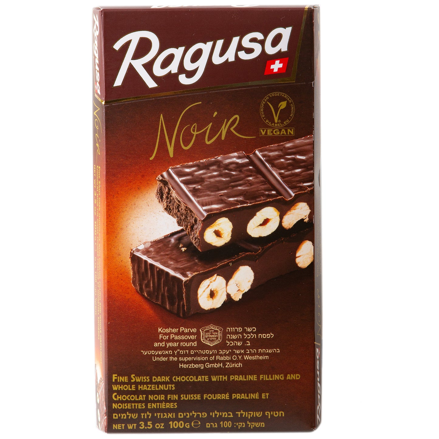 Ragusa Swiss Dark Noir Chocolate Praline