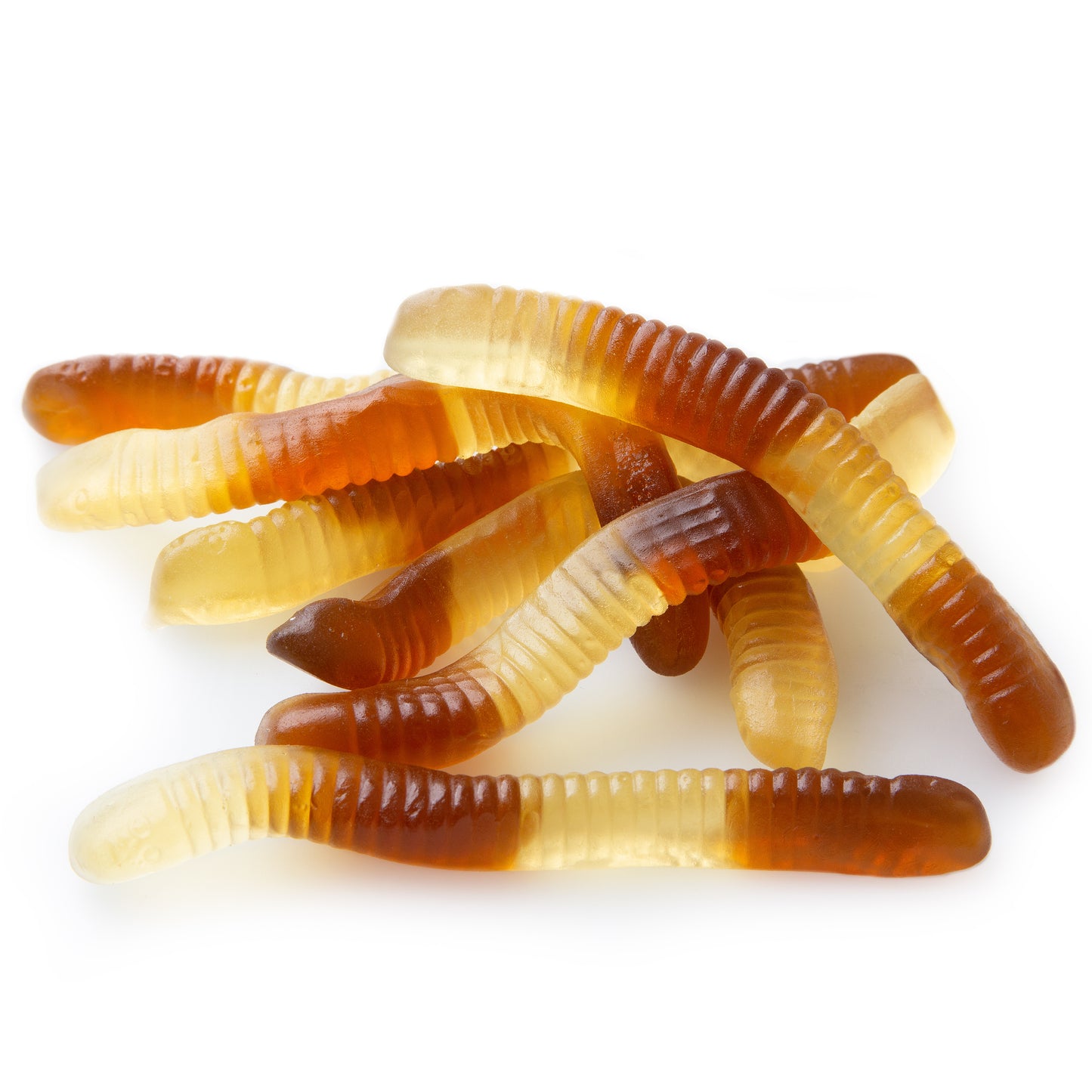Cola Flavor Gummy Worms