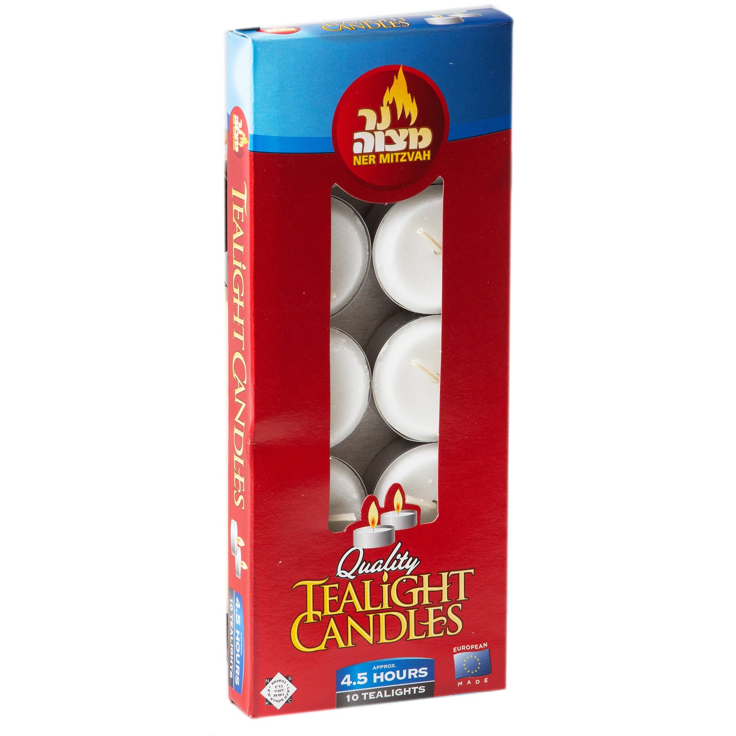 4.5 Hours Quality Tealight Candles - 10CT Box