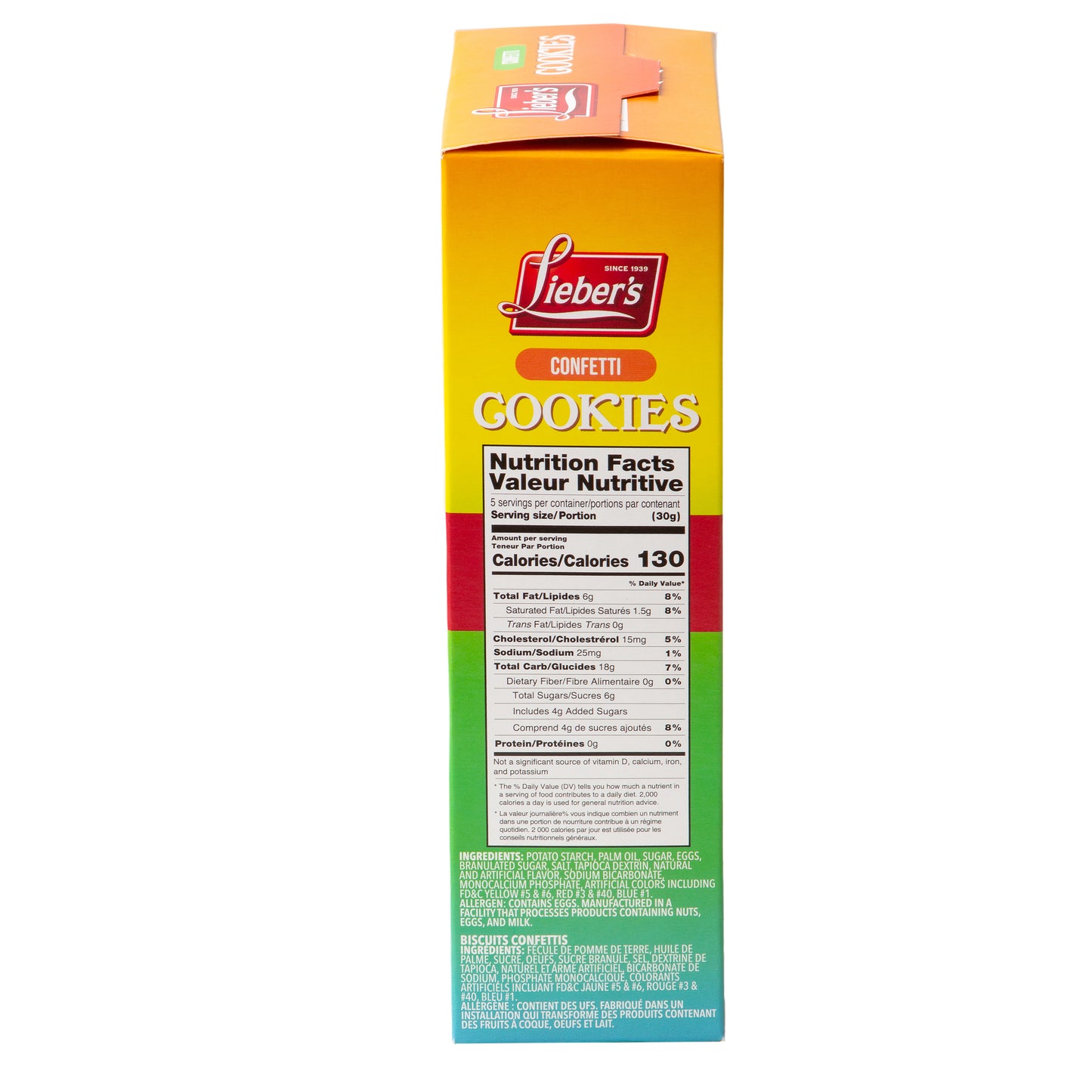 Passover Sprinkled Cookies - 5.5oz Box
