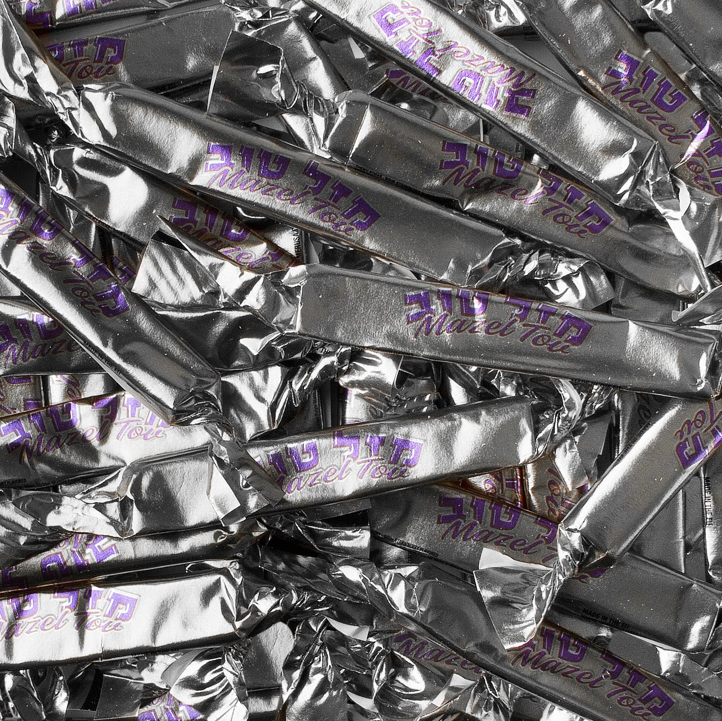 Silver Mazal Tov Chewy Sticks Taffy - Sour Green Apple