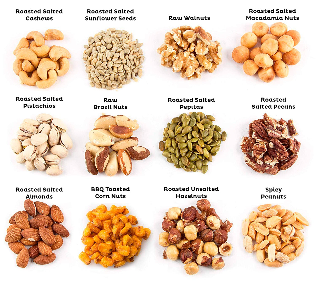 Ultimate Healthy Freshly Roasted Nut & Seeds Candy Pack Mix