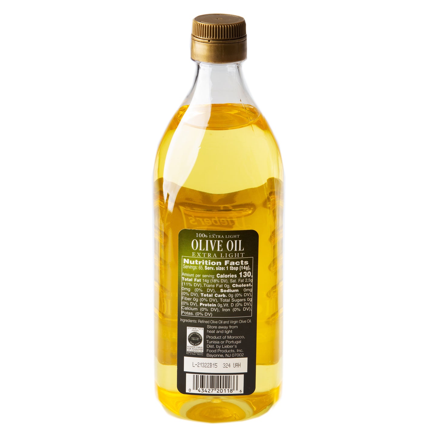Passover 100% Extra Light Olive Oil - 34fl oz Bottle