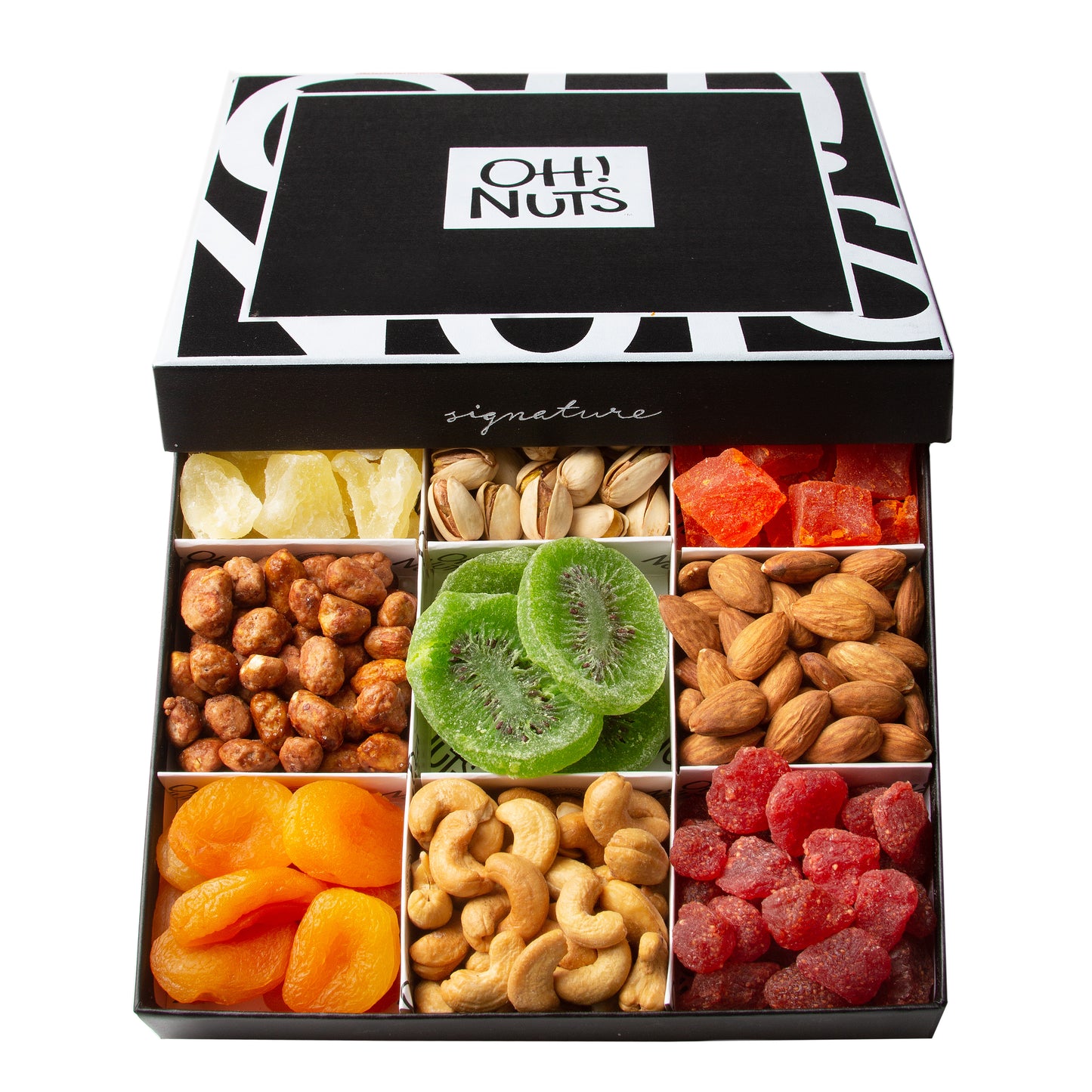 9 Variety Nuts & Dried Fruit Elegant Gift Box
