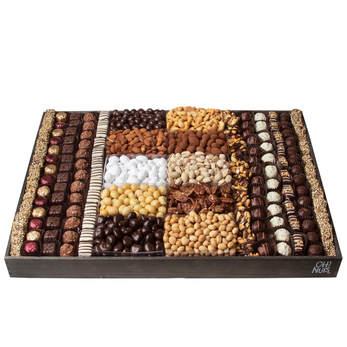 Rustic XXL 24" Wood Gift Tray