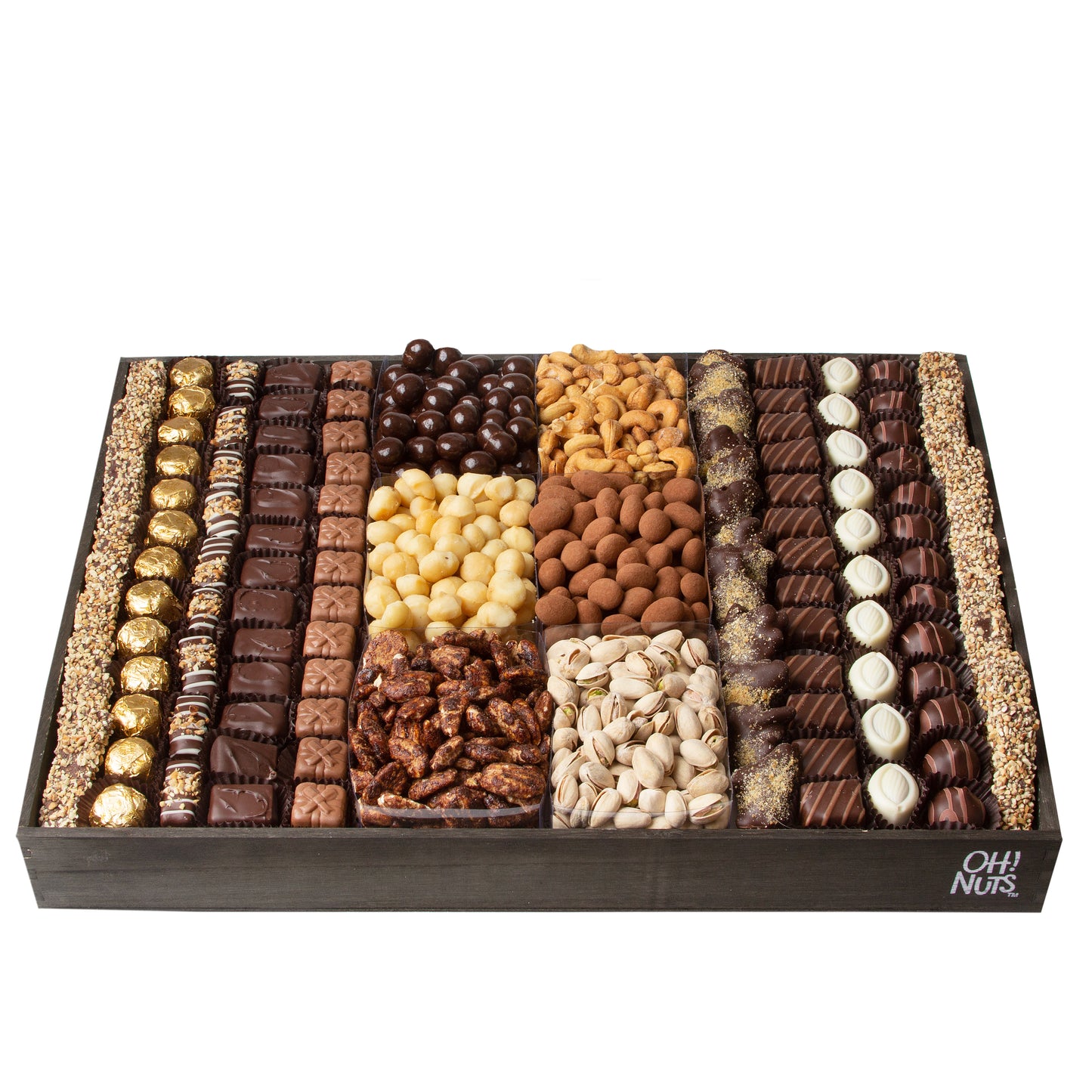 Rustic XXL 20" Wood Gift Tray