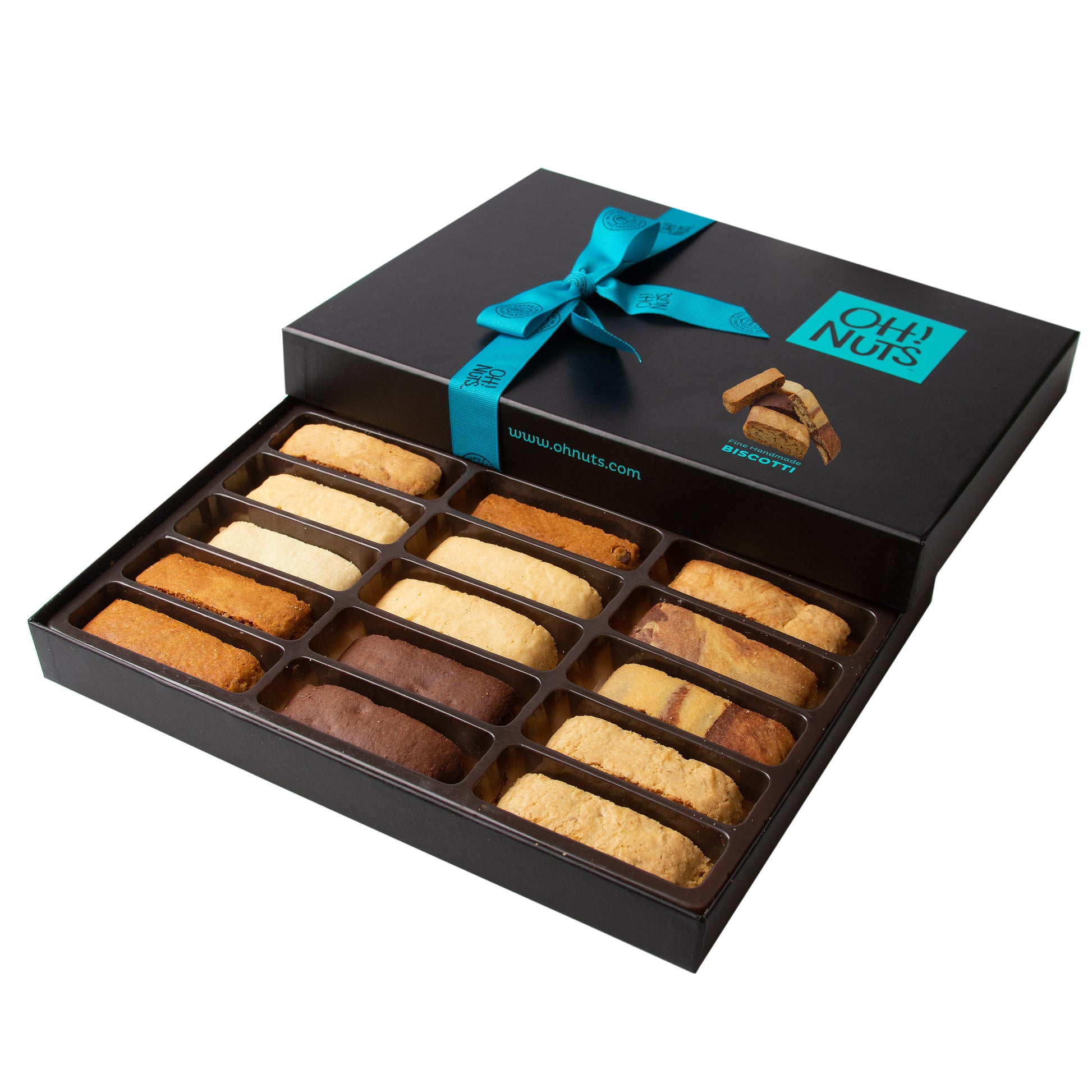 Oh! Nuts Assorted Biscotti Gift Basket - 18CT