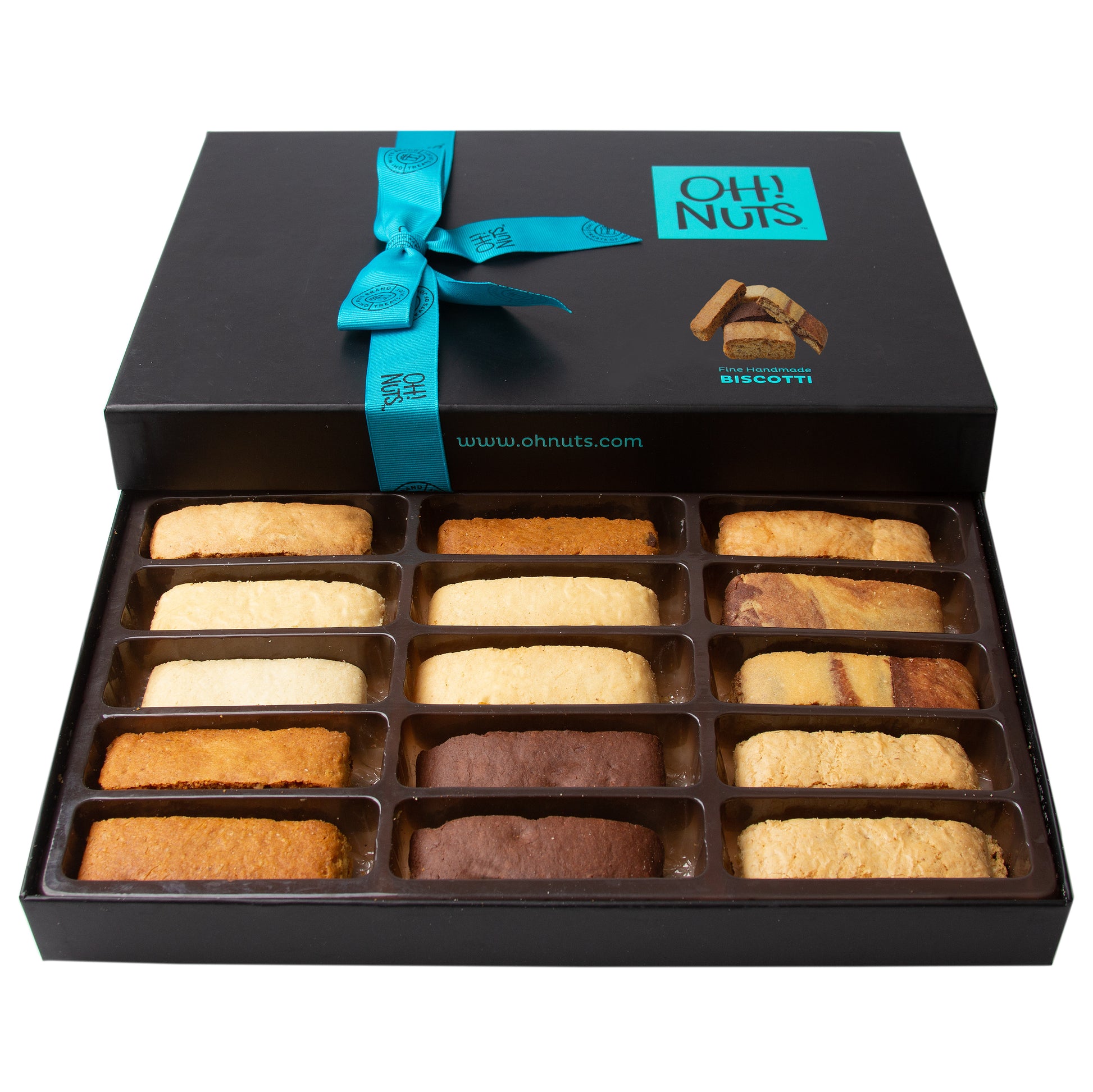 Oh! Nuts Assorted Biscotti Gift Basket - 18CT