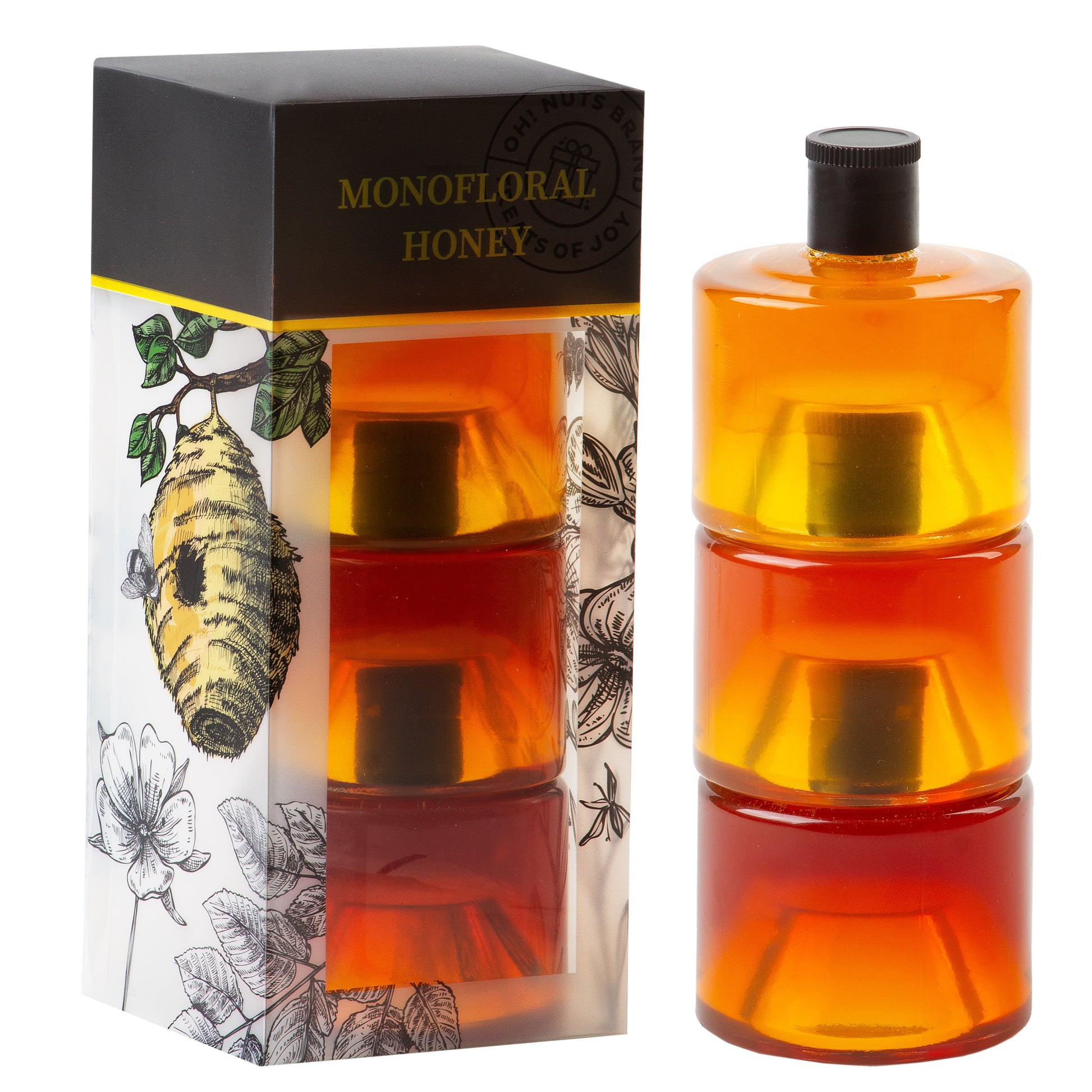 Rosh Hashanah Honey Trio Gift Box