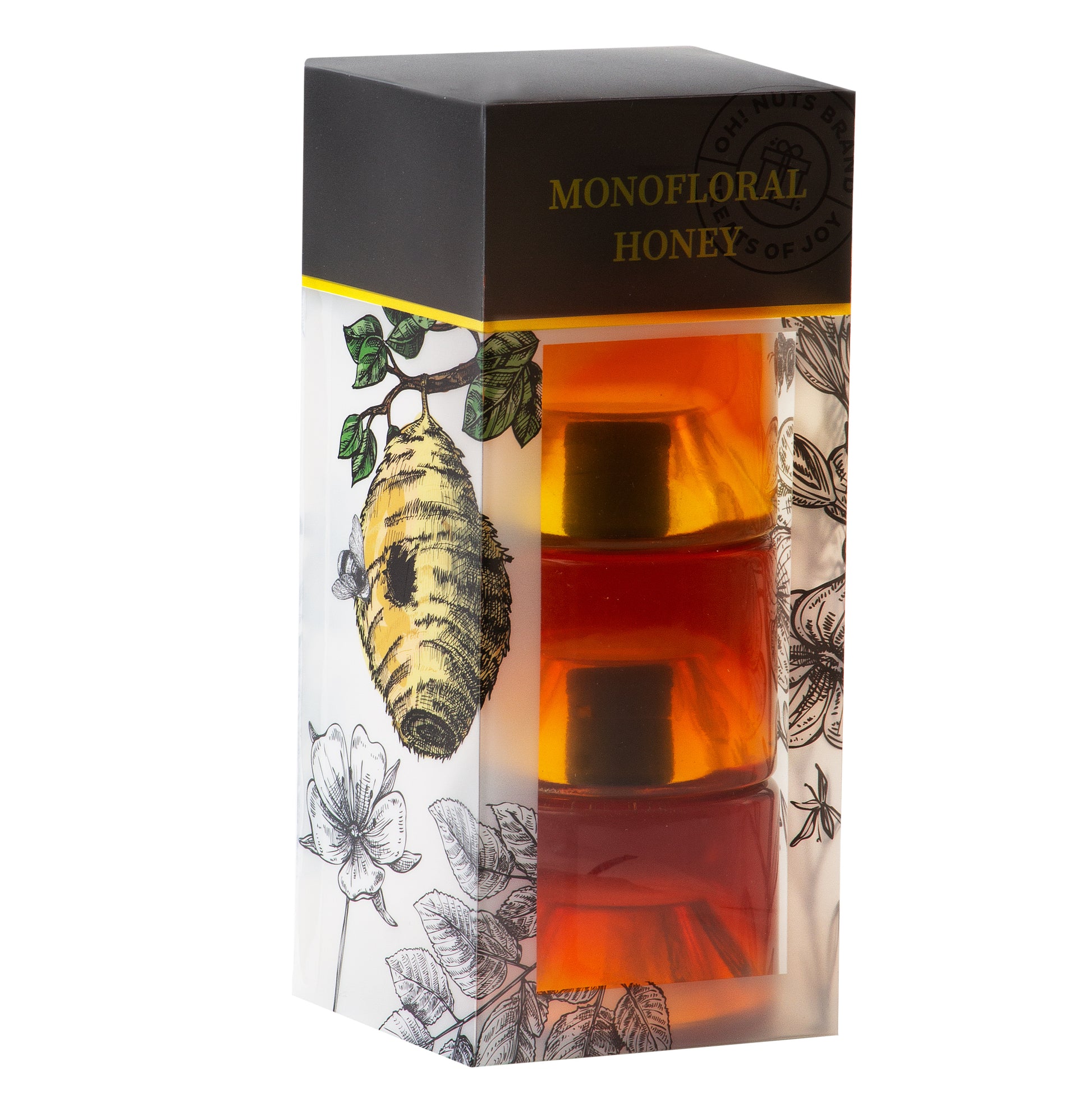 Rosh Hashanah Honey Trio Gift Box