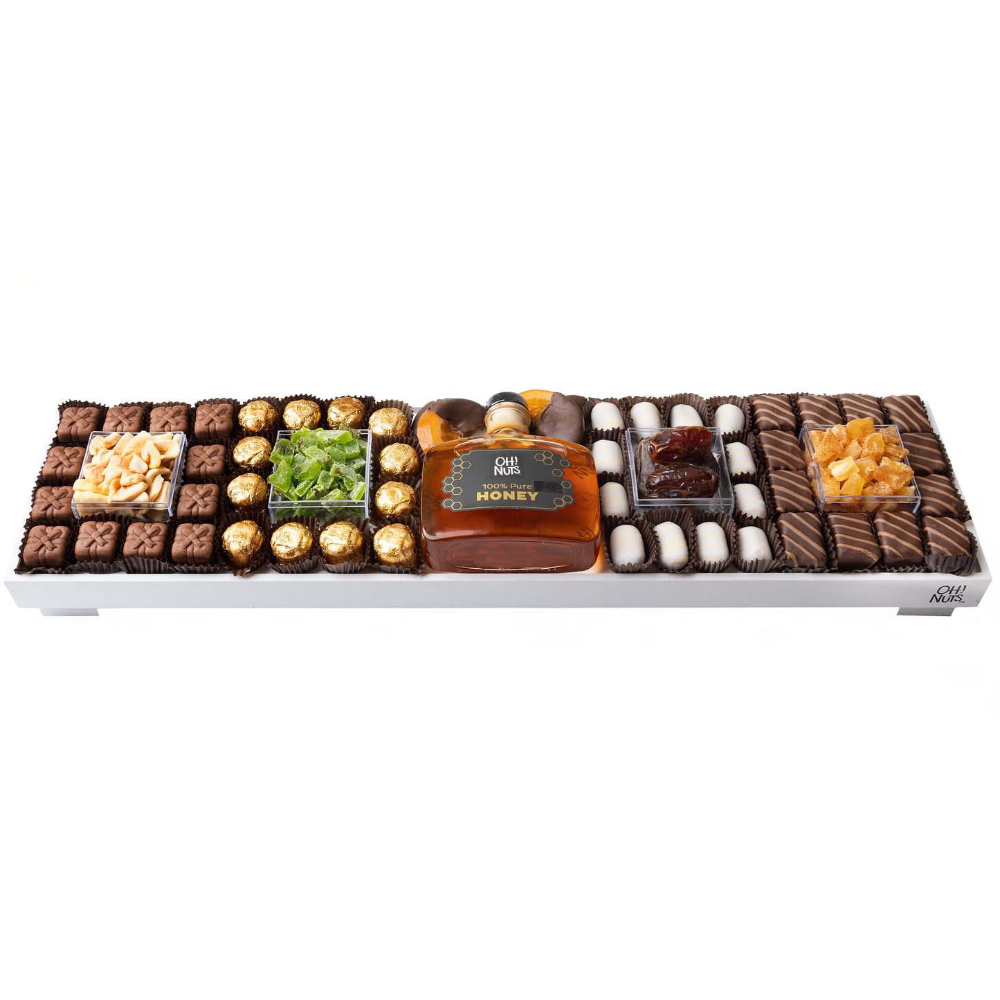 Rosh Hashanah Extra Long Wood Gift Tray
