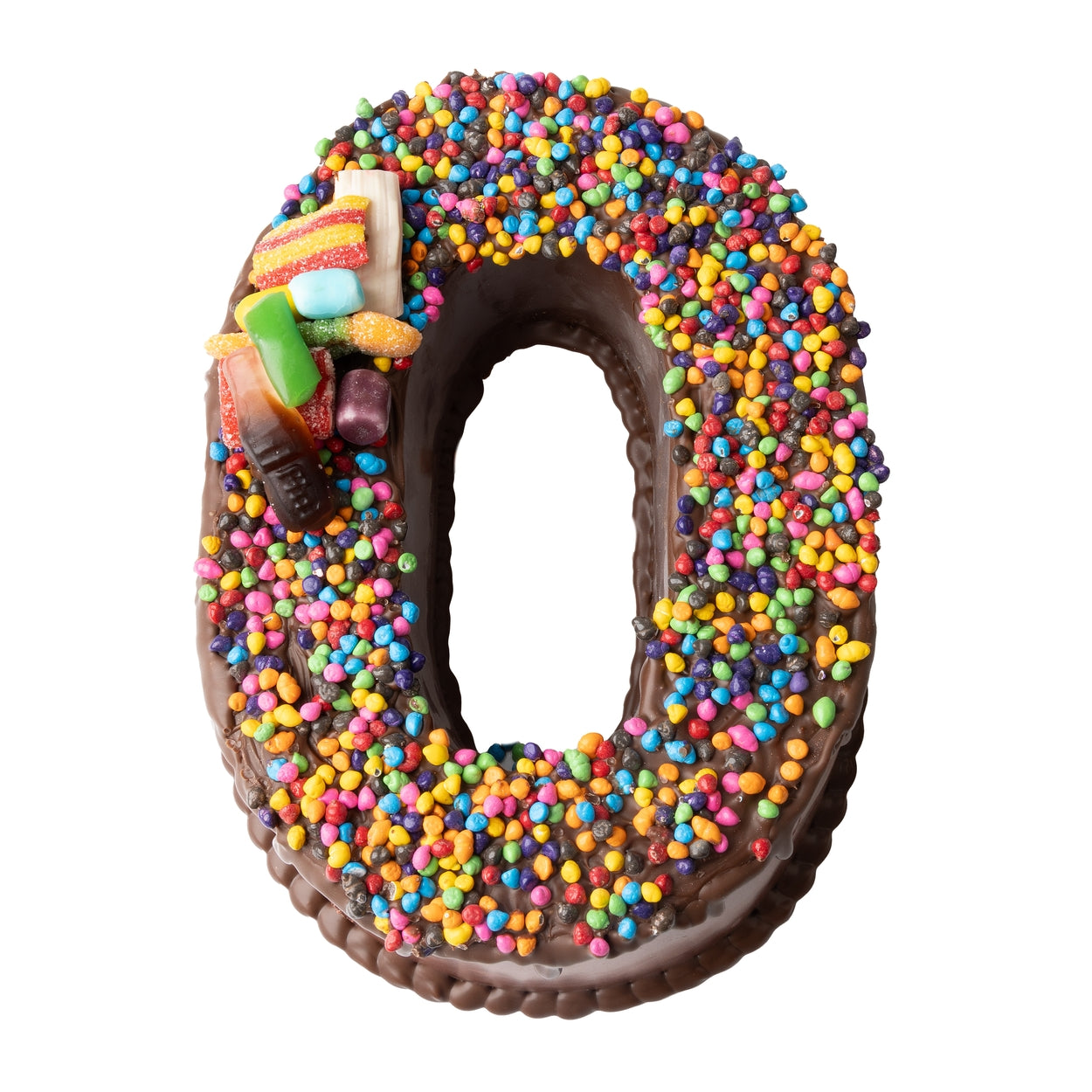 Hand Made Belgian Chocolate & Candies Numbers SMASH CAKE